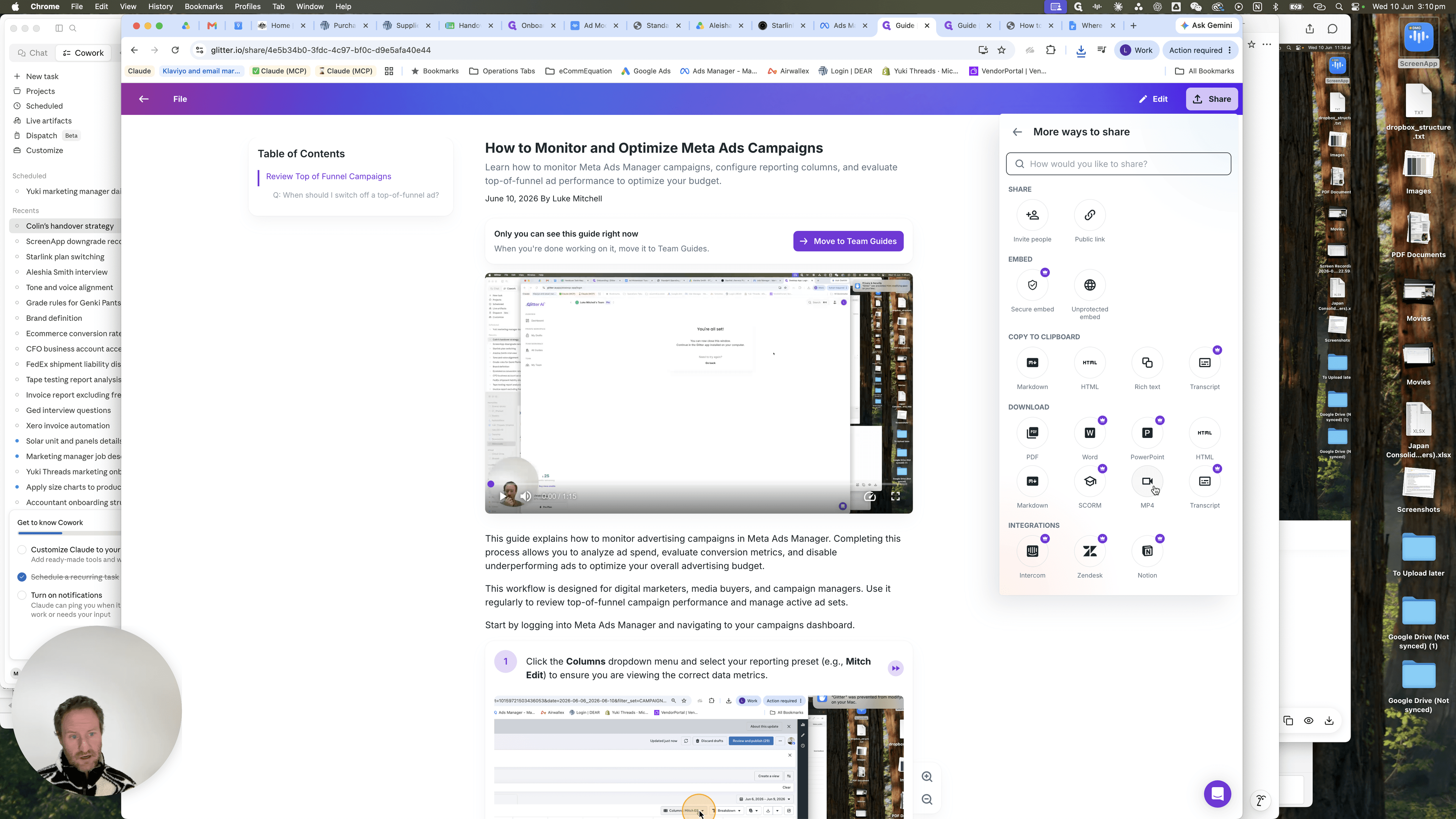 Step #6: Return to the download menu and click the MP4 icon.
