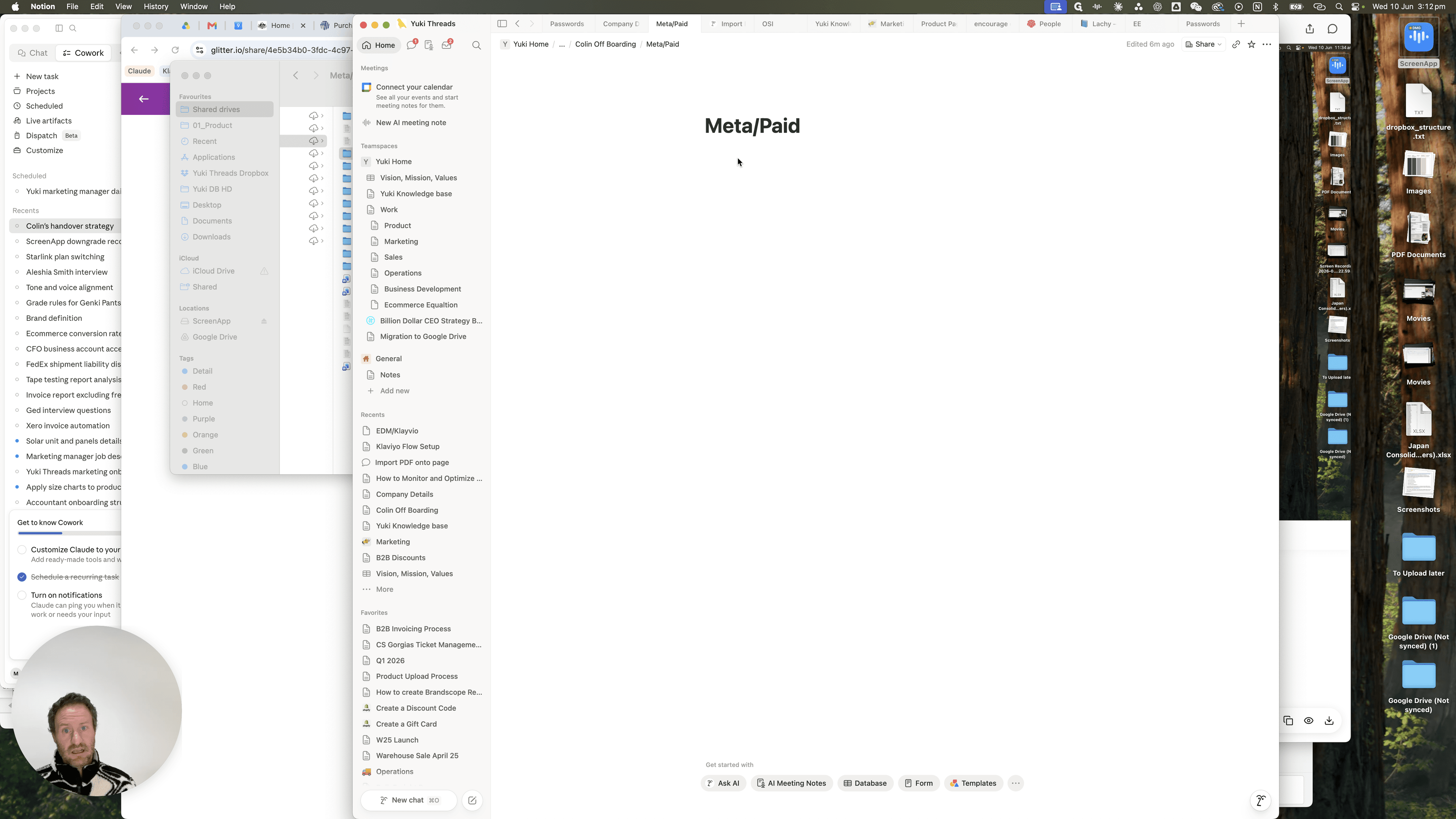 Step #13: Click into the empty page content area.