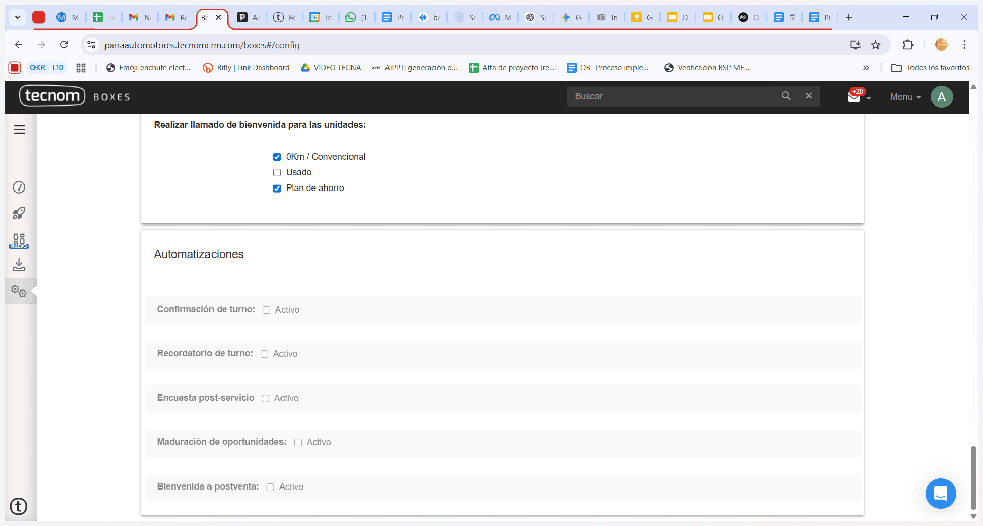 Step #7: Arrastren "Automatizaciones"