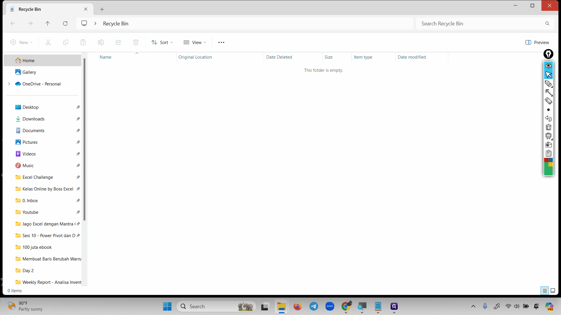 Step #5: Click "☑"