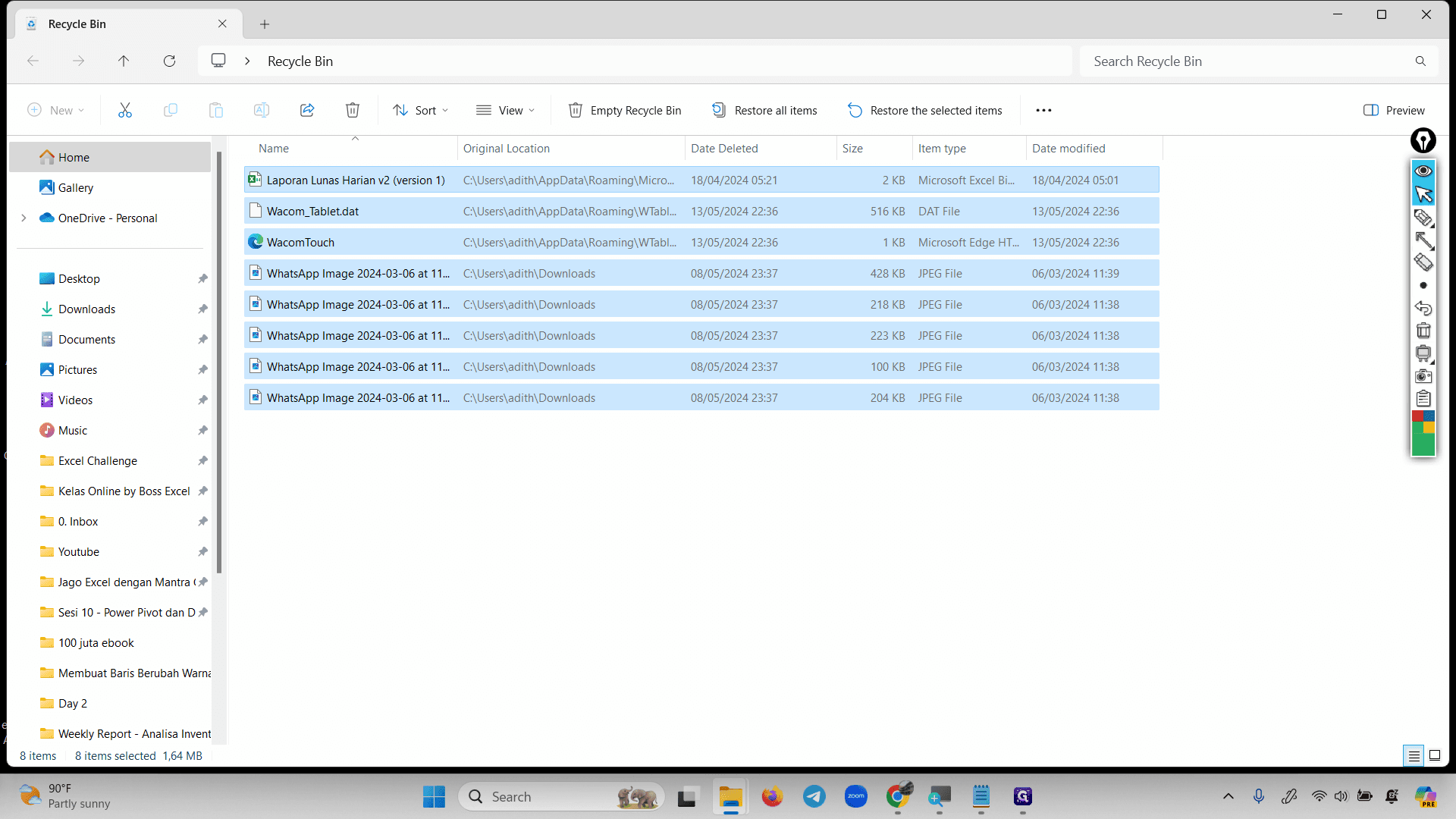 Step #3: Click "Laporan Lunas Harian v2 ("