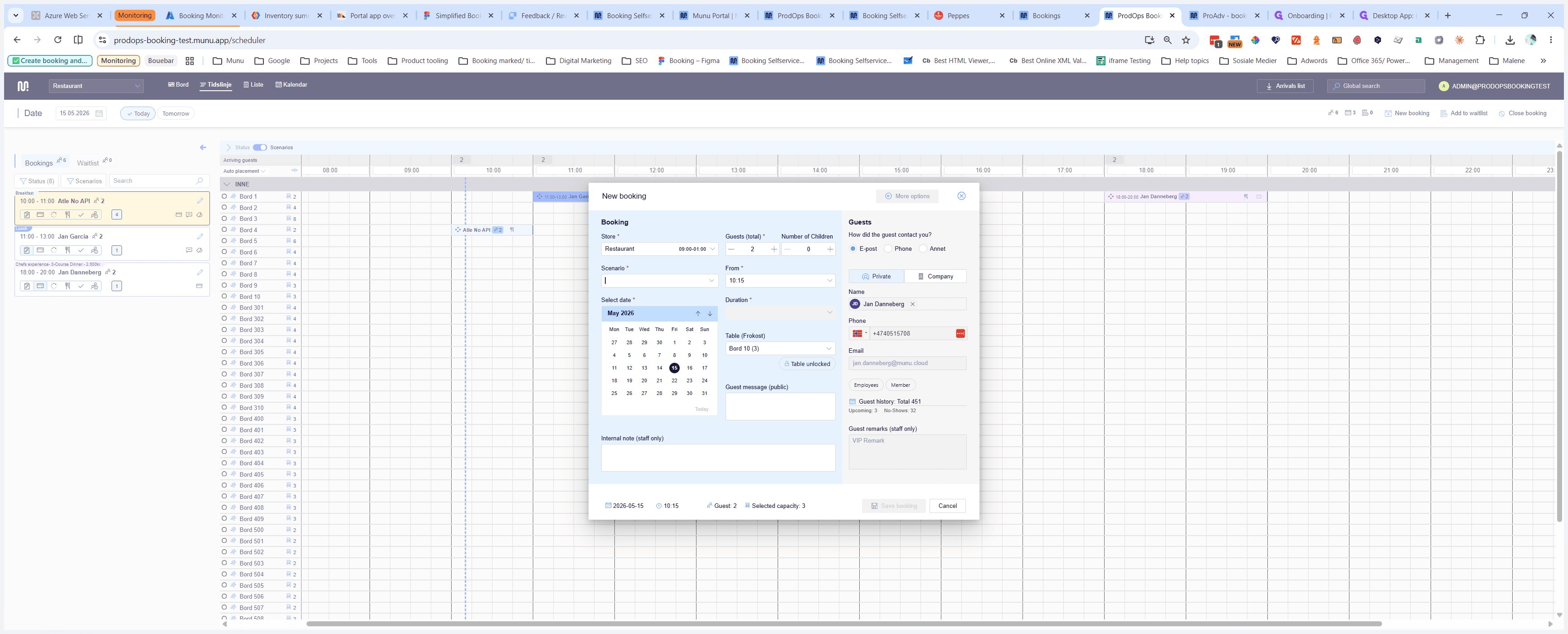 Step #4: Use the calendar selector to verify or adjust the reservation date.