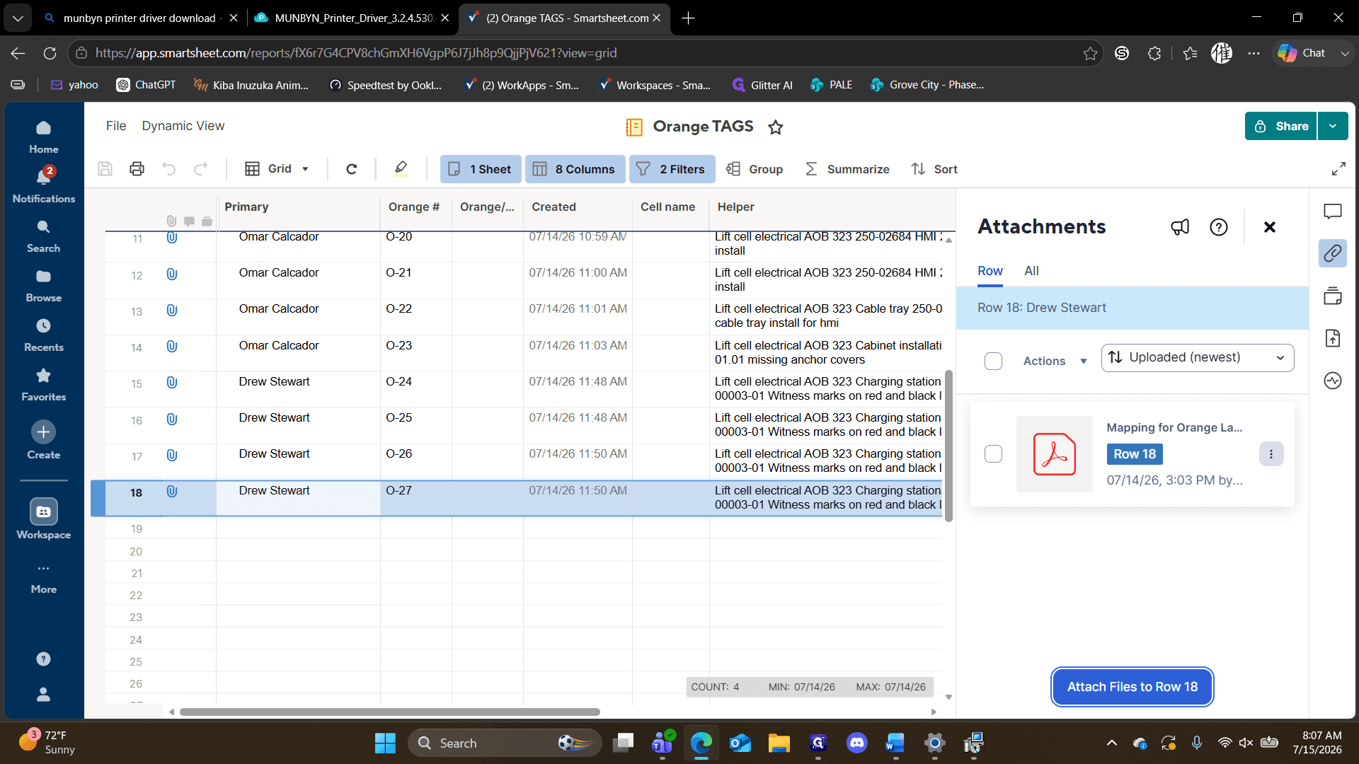 Step #12: Click the three dots next to the attached file.