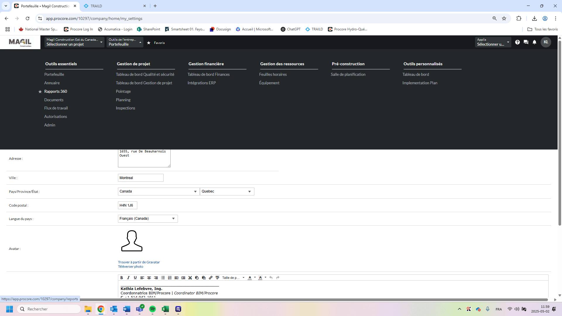 Step #2: Cliquez sur "★ Rapports 360"