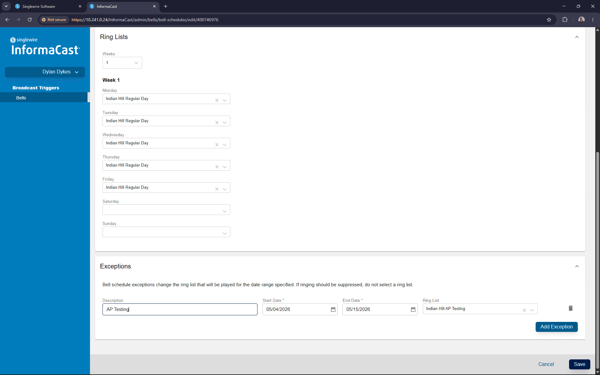 Step #10: Scroll to the bottom of the page and click Save to apply your changes.