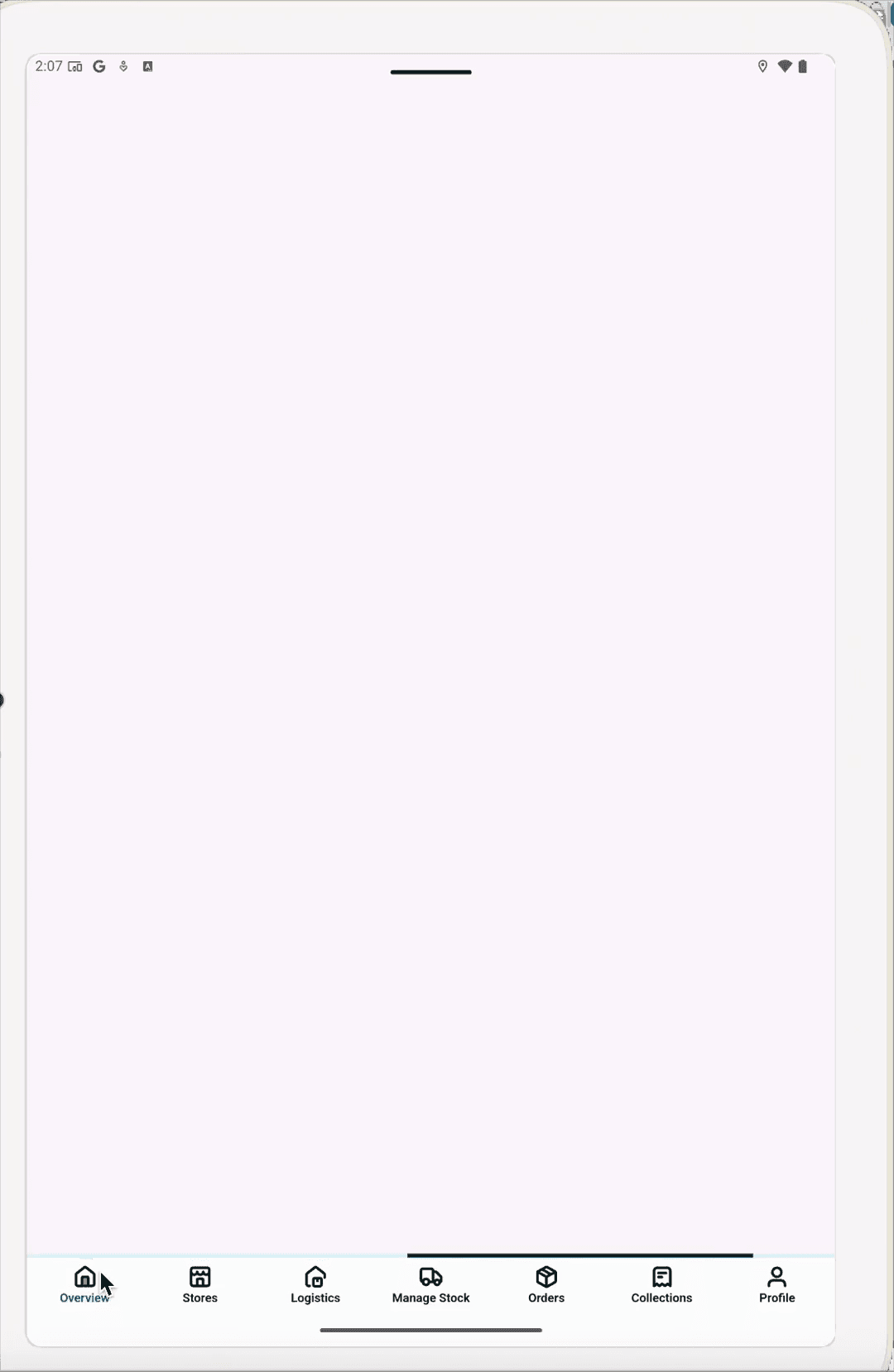 Step #1: Tap Stores in the bottom navigation bar.