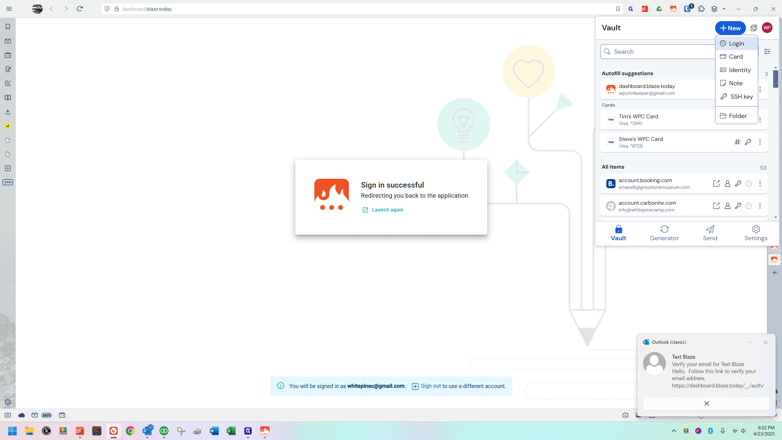 Step #21: Click on "Login"