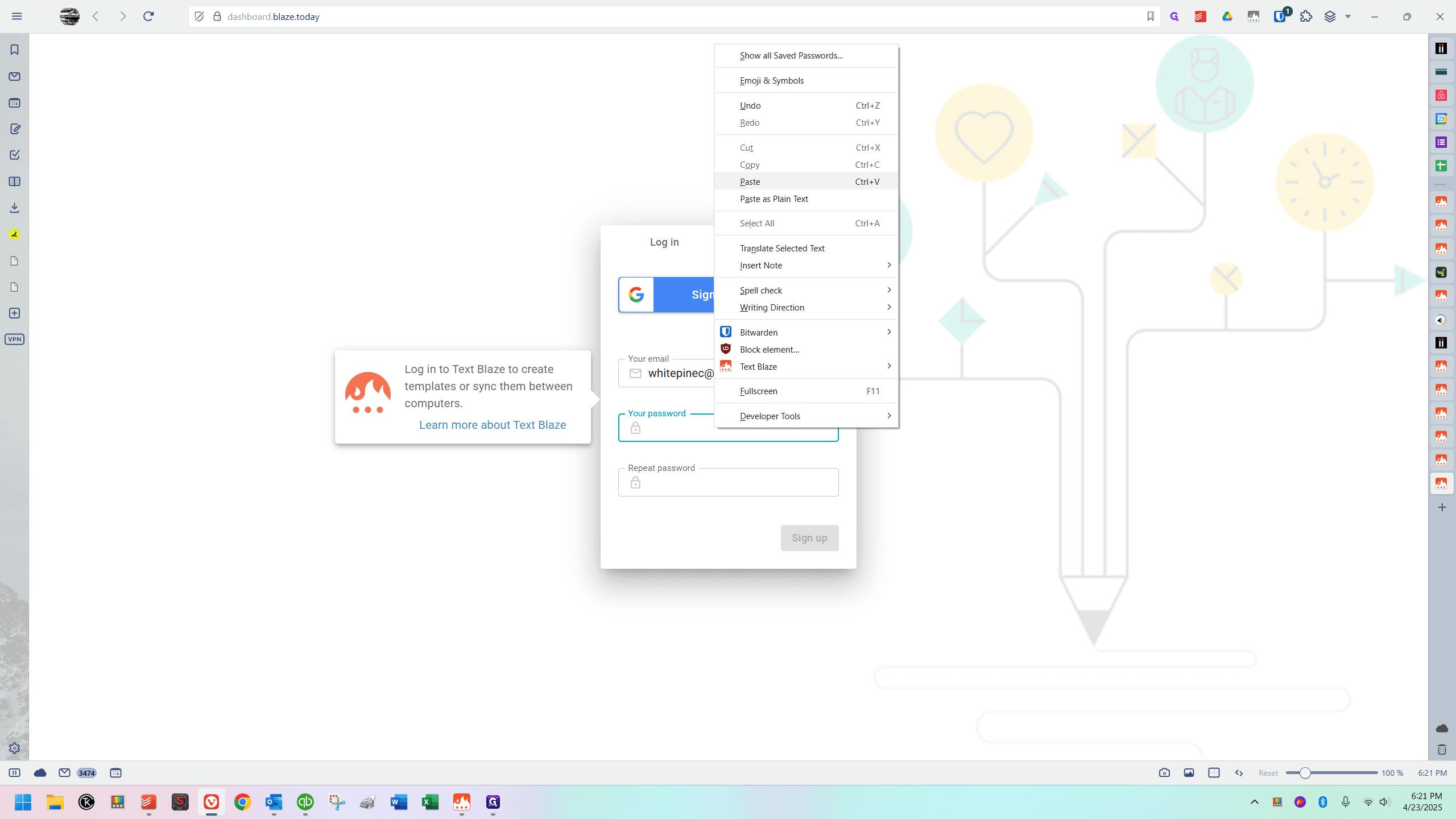 Step #14: Click on "Paste"