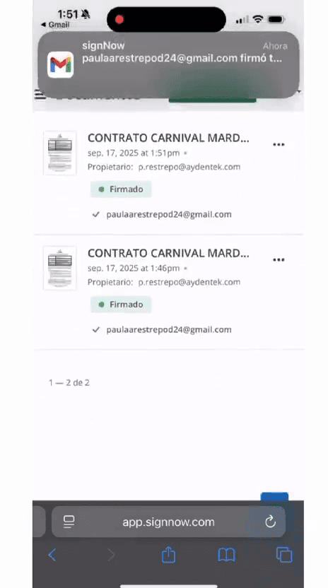 Step #13: Abre el correo electrónico de SignNow desde tu bandeja de entrada.