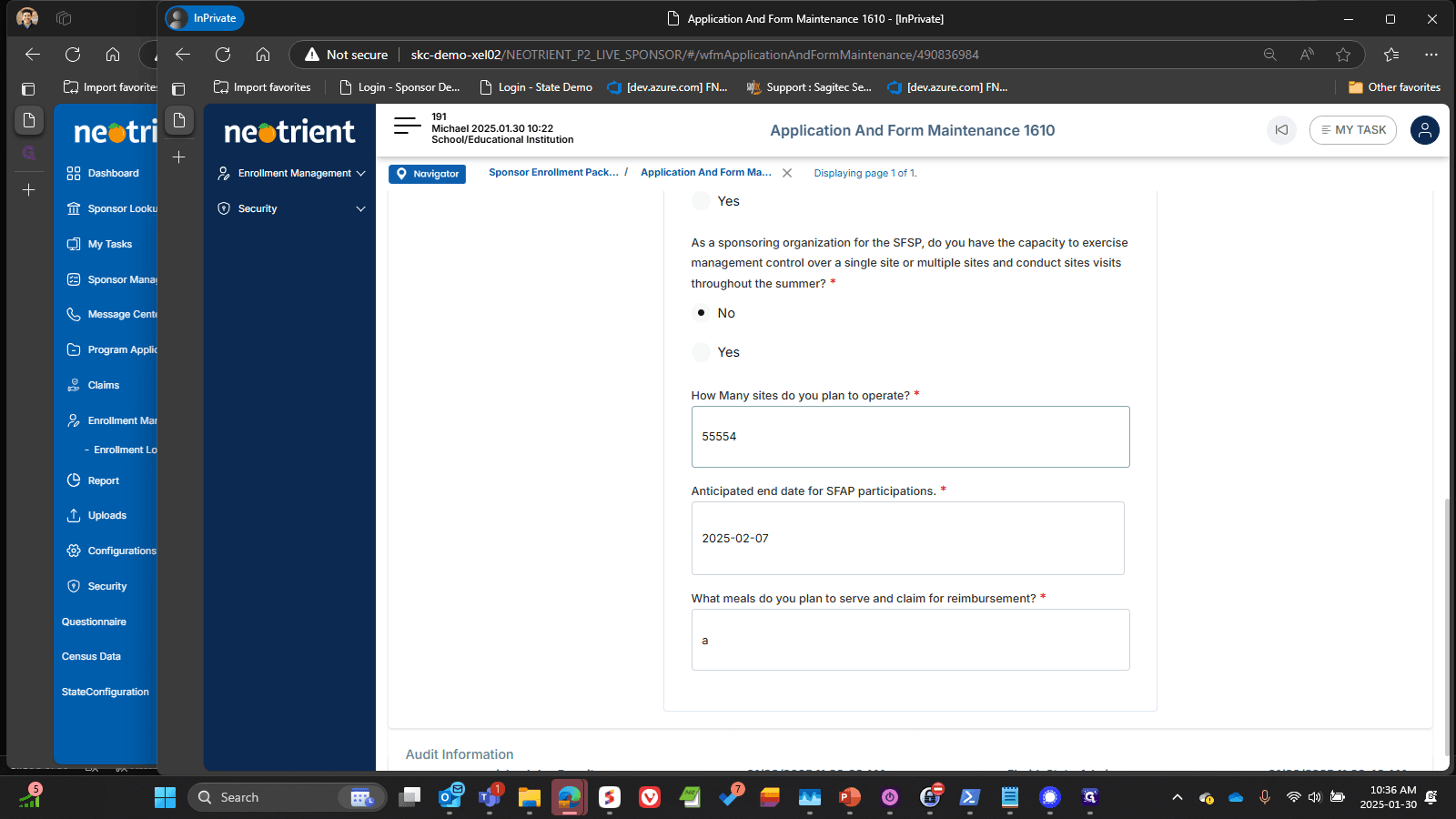 Step #22: This is where I'd have to recognize that I'm not going to operate 50k sites, and fix it, but if there were multiple fields needing attention, it would be very difficult to know just what to do.