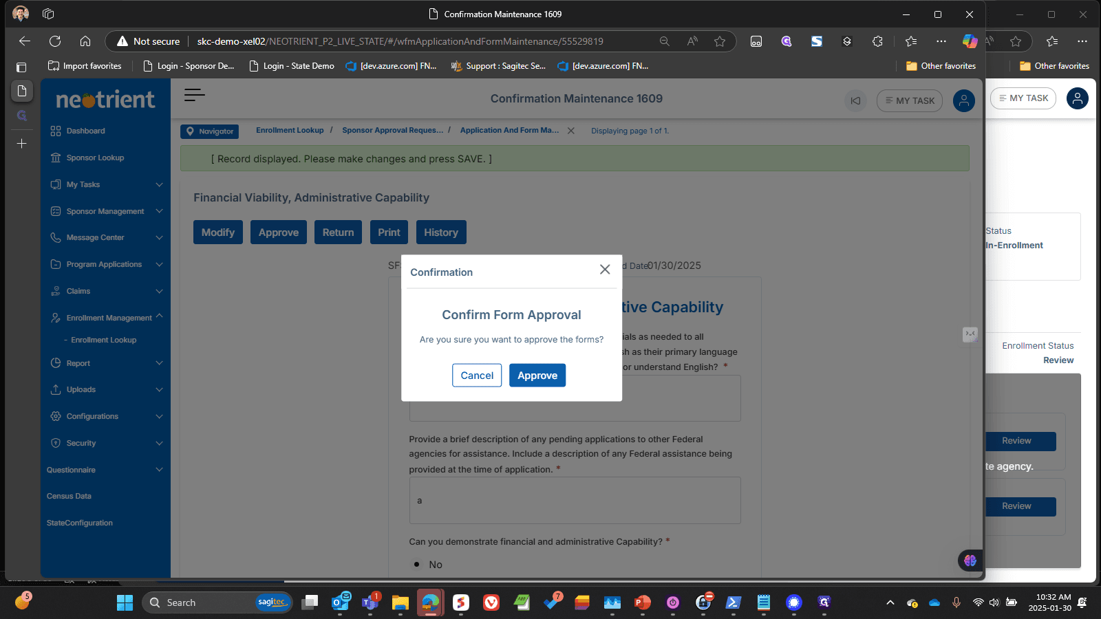 Step #10: Click on "Approve"