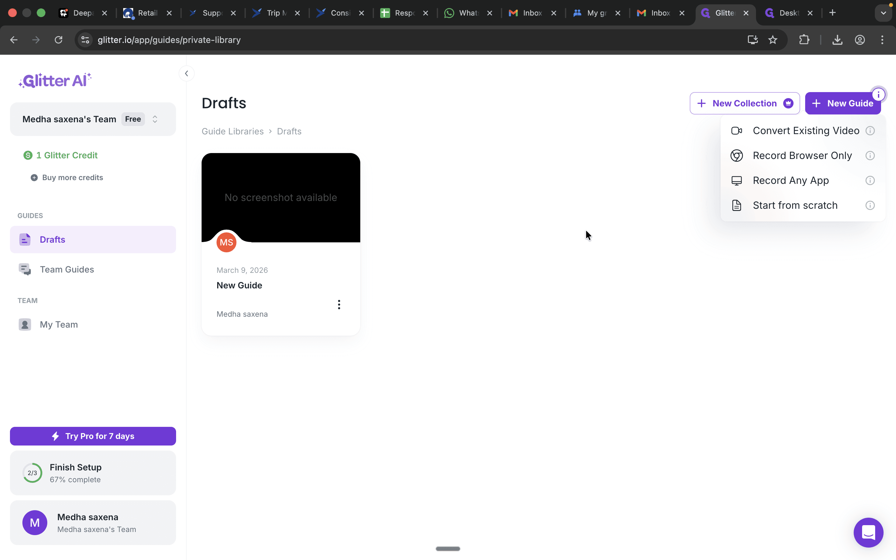Step #3: Click here