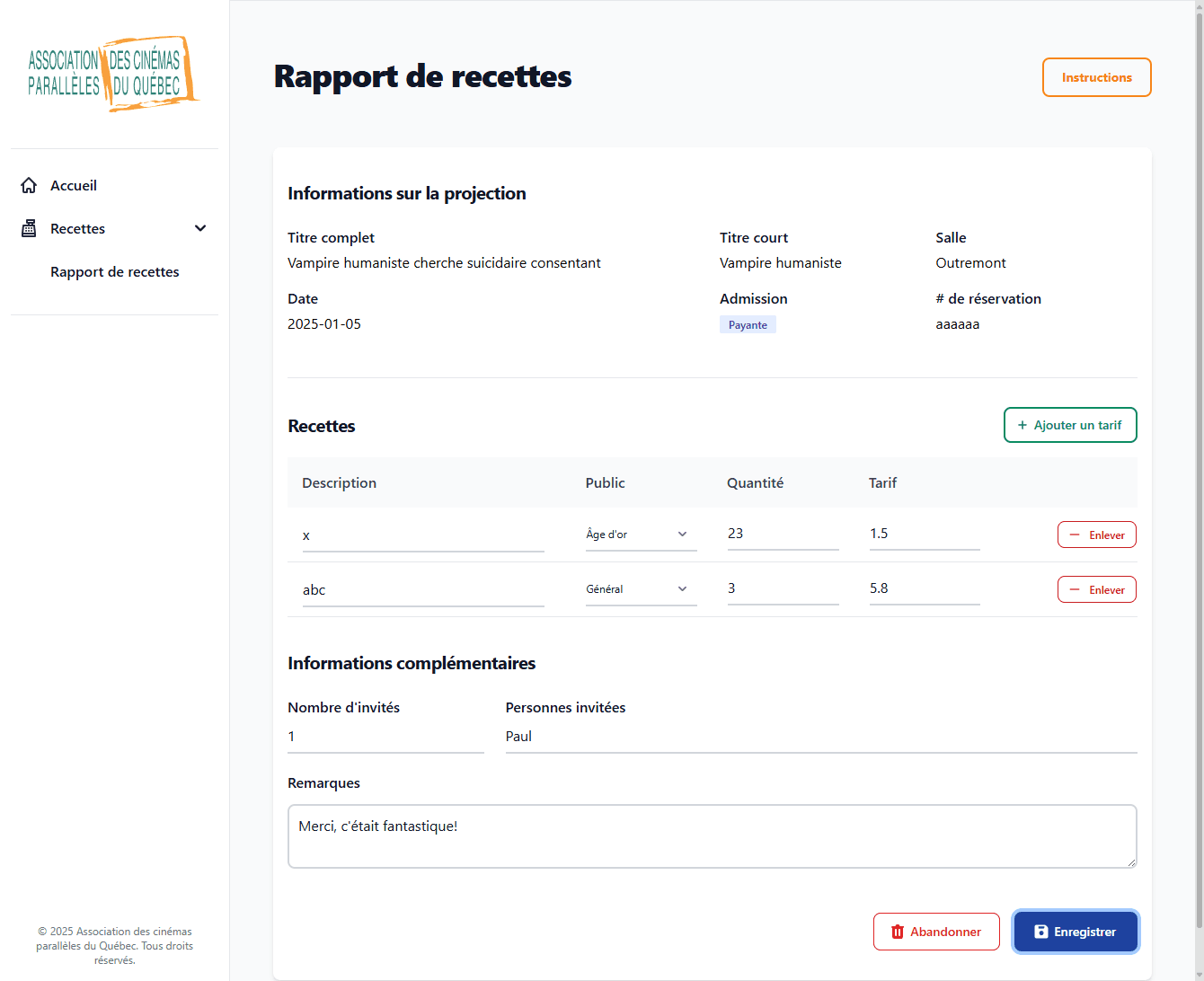 Step #13: Cliquez sur "Enregistrer"