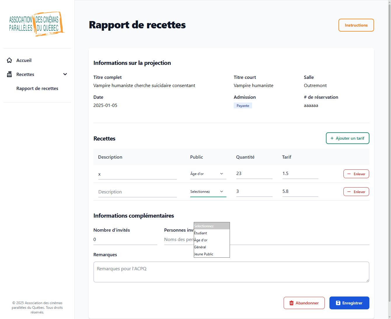 Step #7: Cliquez sur "Selectionnez"