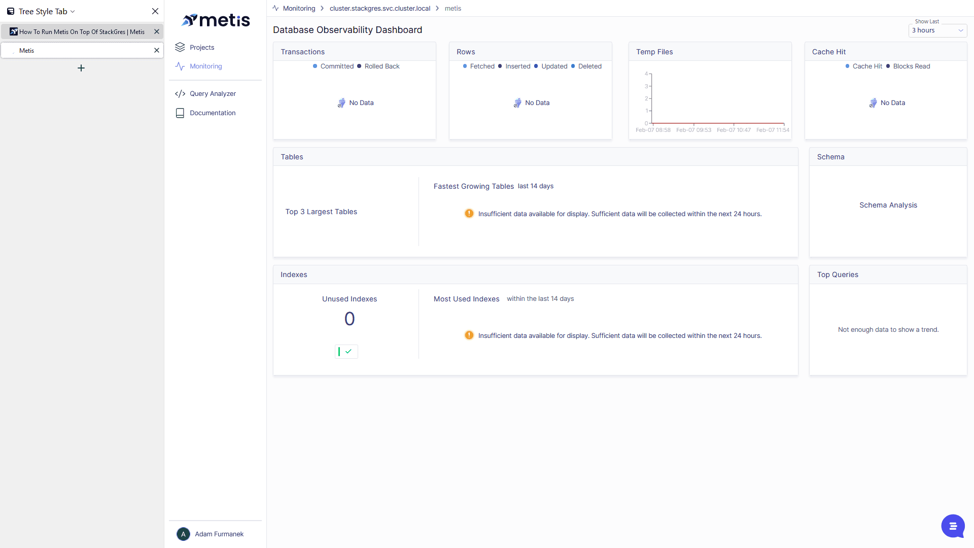 Step #183: Click "How To Run Metis On Top Of StackGres"