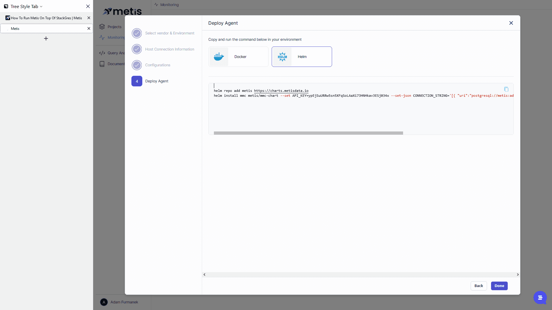 Step #144: Click "--set API_KEY = ypEjSUURRw5sn5XFqSoLAaXi73HNHkav3ESj034"