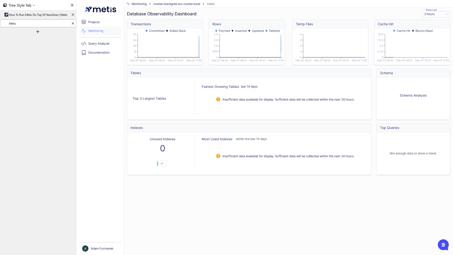 Step #208: Click "Monitoring"