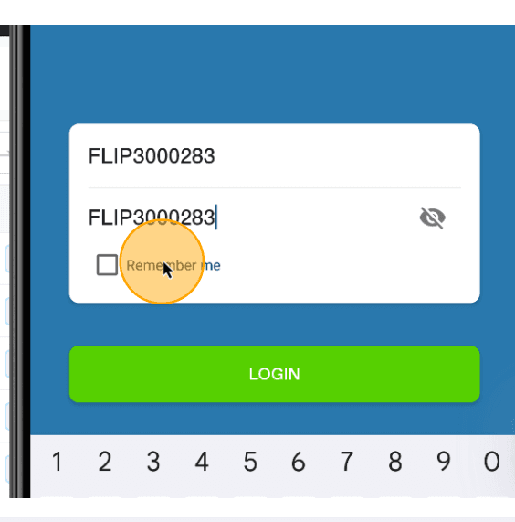 Step #47: To continue, please enter your valid employee ID and password, then select 'Login'.