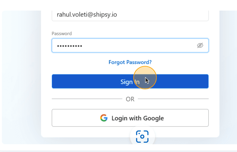 Step #3: After providing your username and password, click the 'Sign In' button to log into your account.