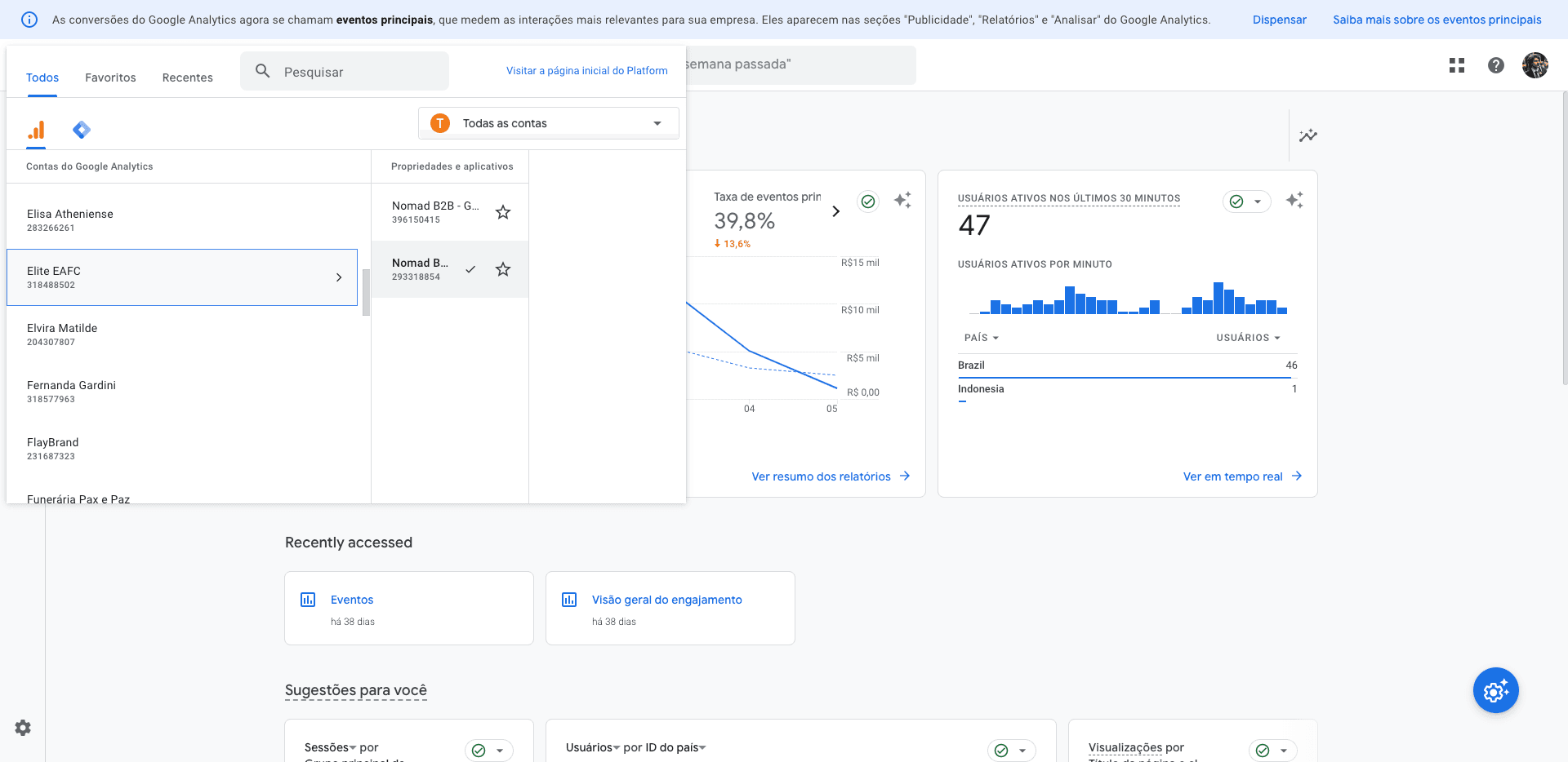 Step #42: Vá para o projeto que está sendo configurado