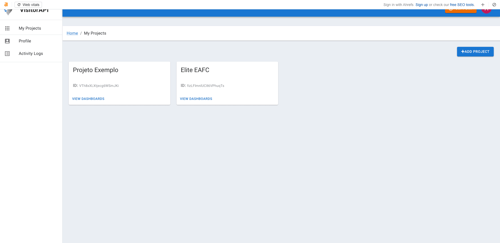 Step #69: Copie o código referente ao projeto que está sendo configurado