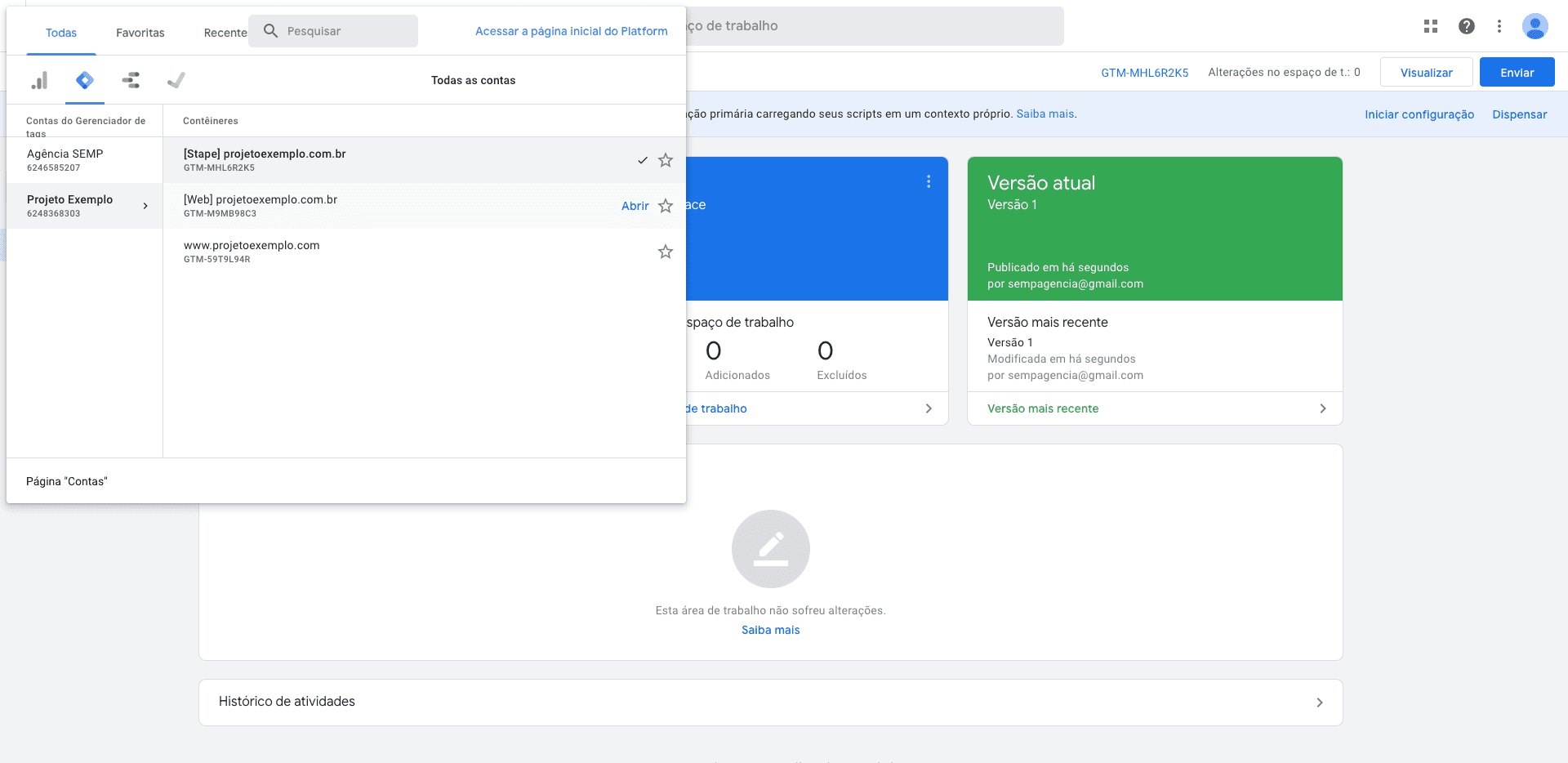 Step #18: Selecione o contêiner Web