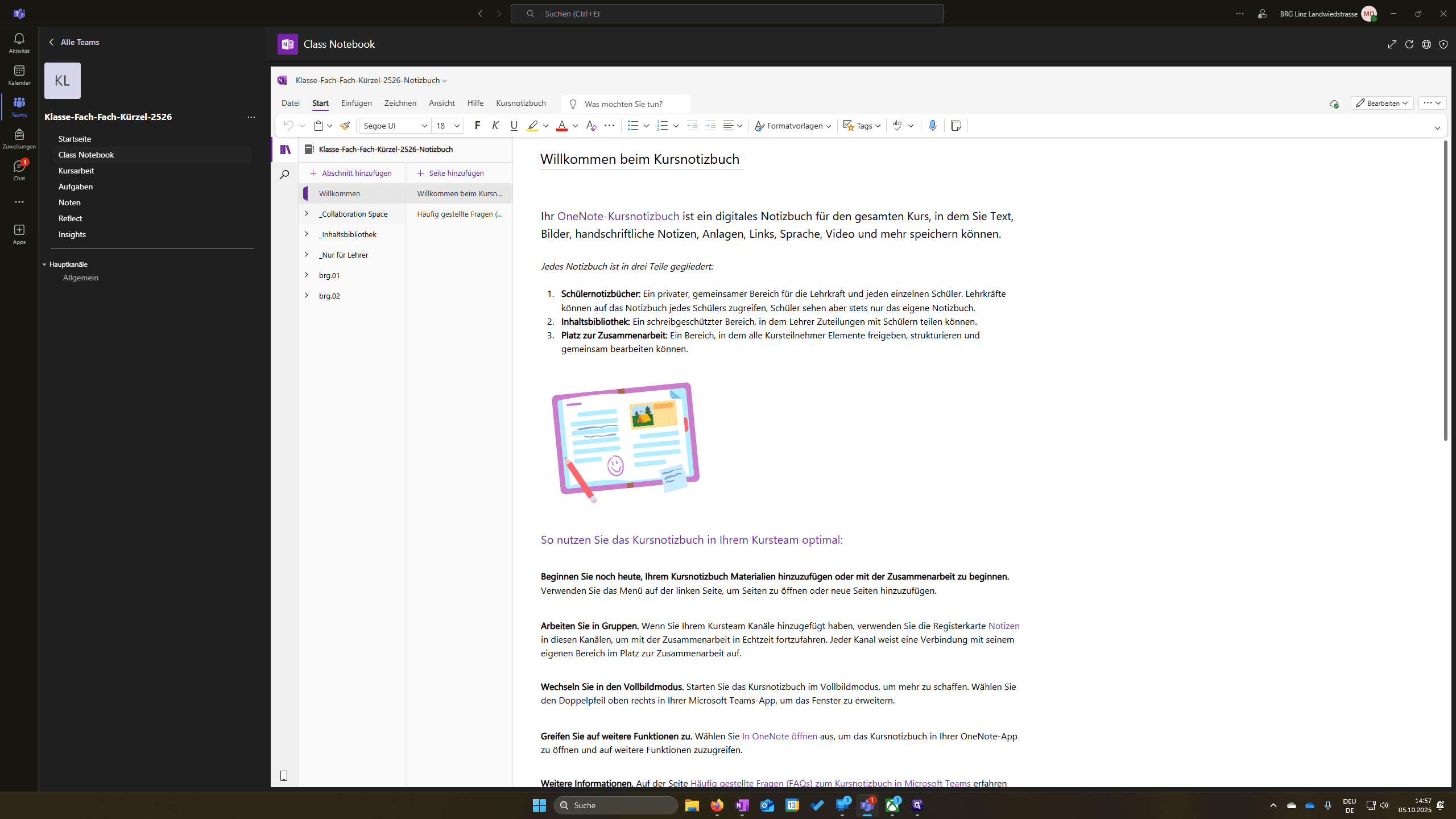 Step #20: Klicken Sie auf "Collaboration Space"