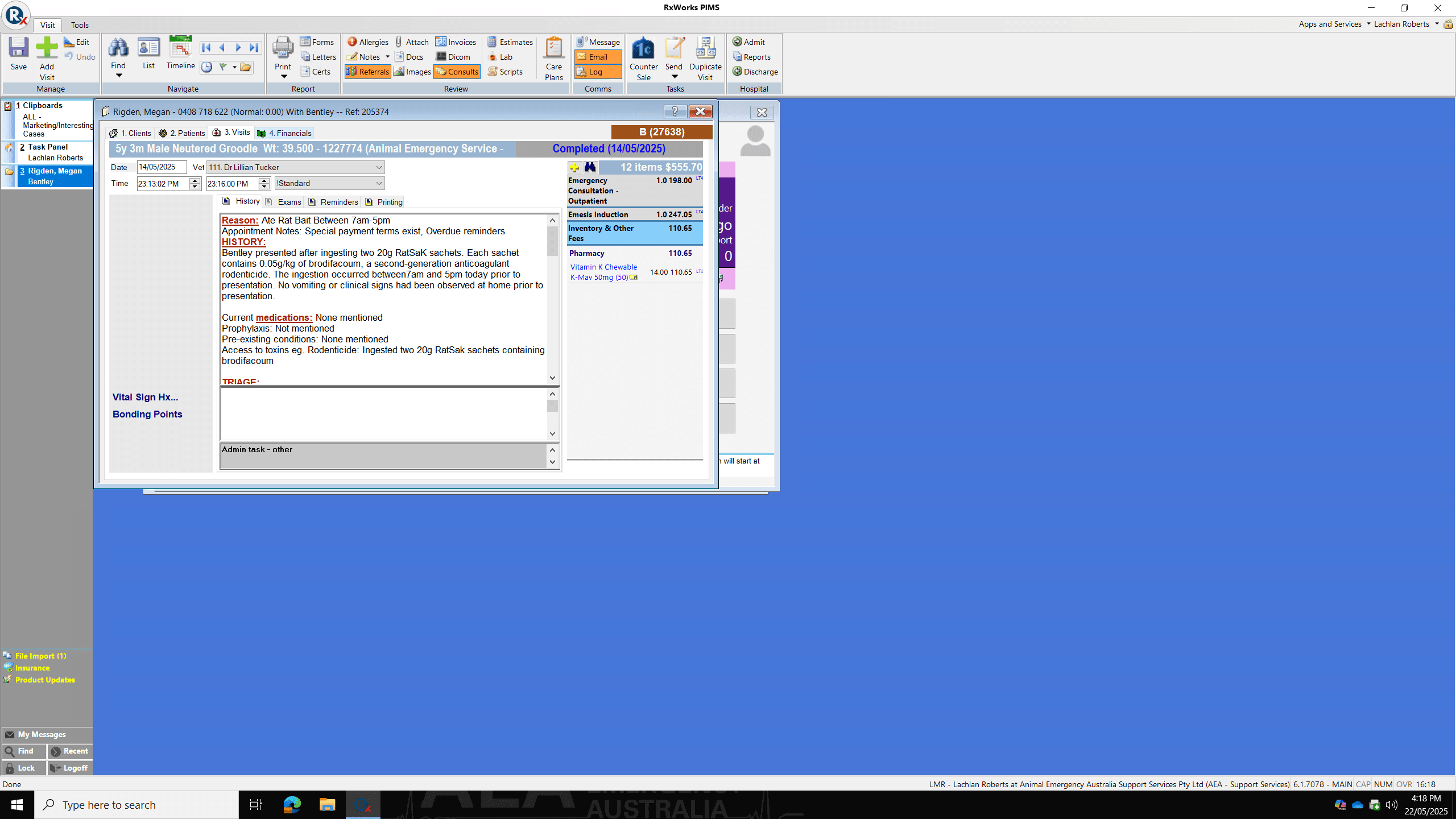 Step #12: Click on "4. Financials"