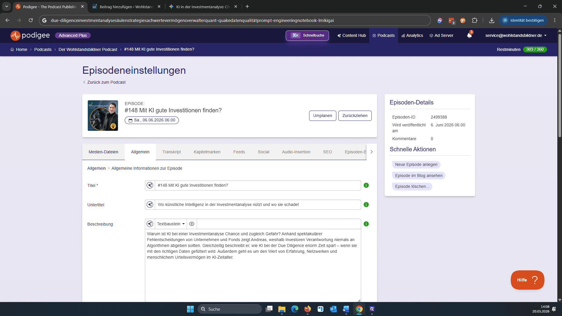 Step #6: Klicken Sie auf den Reiter Medien-Dateien.