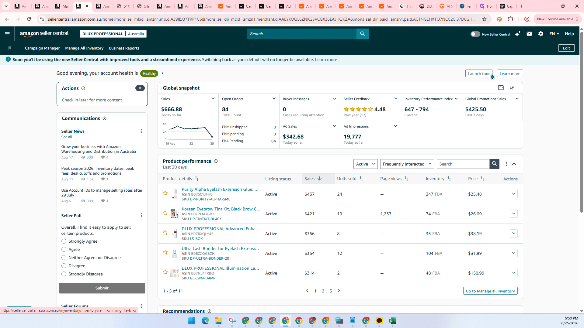 Step #8: Click Manage All Inventory in the navigation menu.