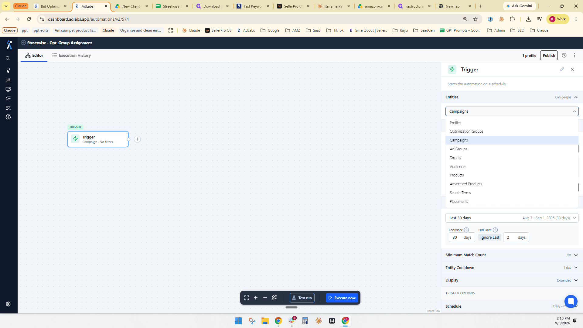 Step #15: Click Campaigns.