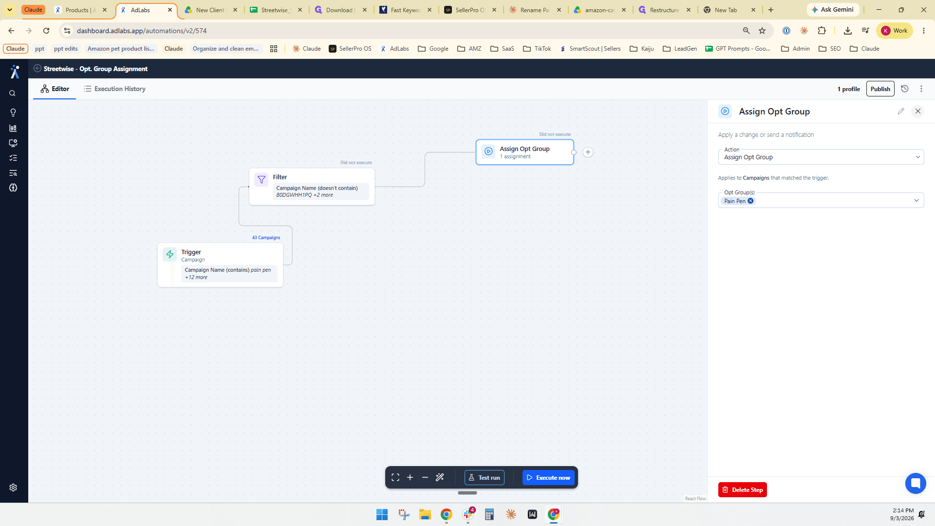 Step #37: Click the close button on the configuration sidebar.
