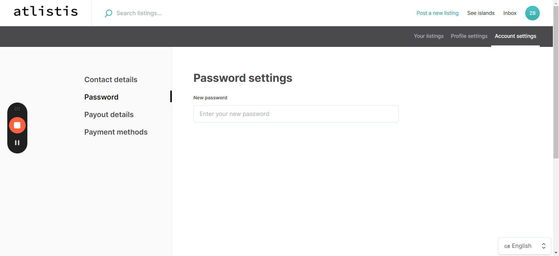 Step #12: Click "Contact details"