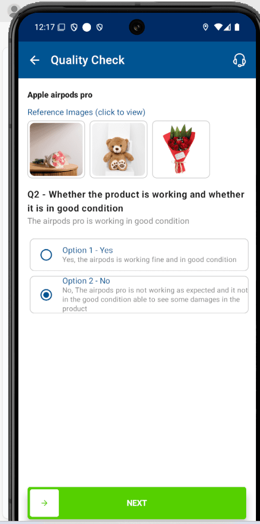 Step #3: "Quality Check Failed