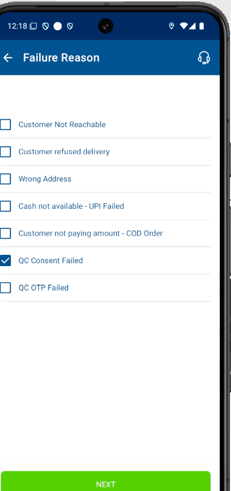 Step #6: Delivery Failed - QC Consent Issue