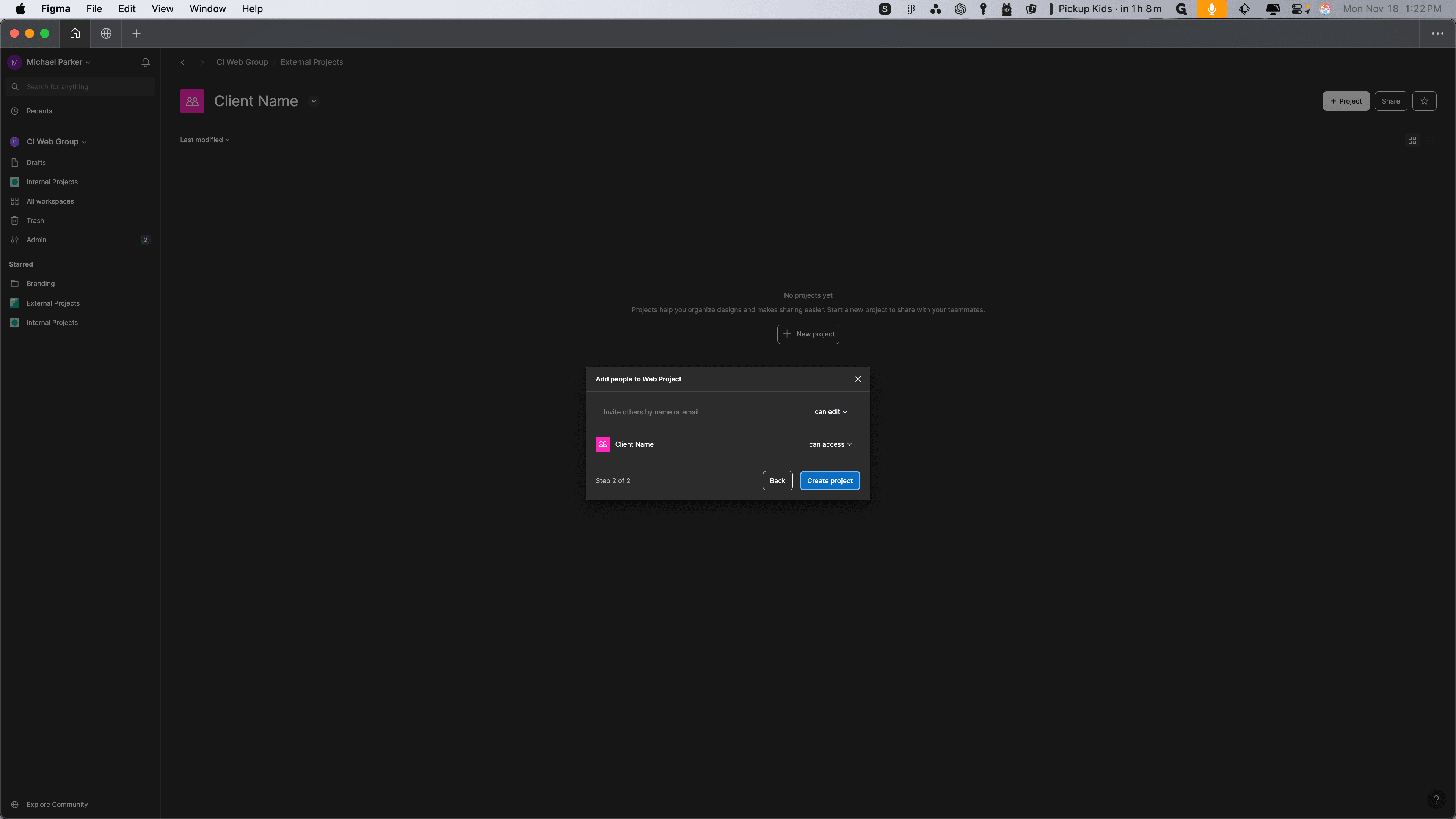 Step #24: Click on "Create project"