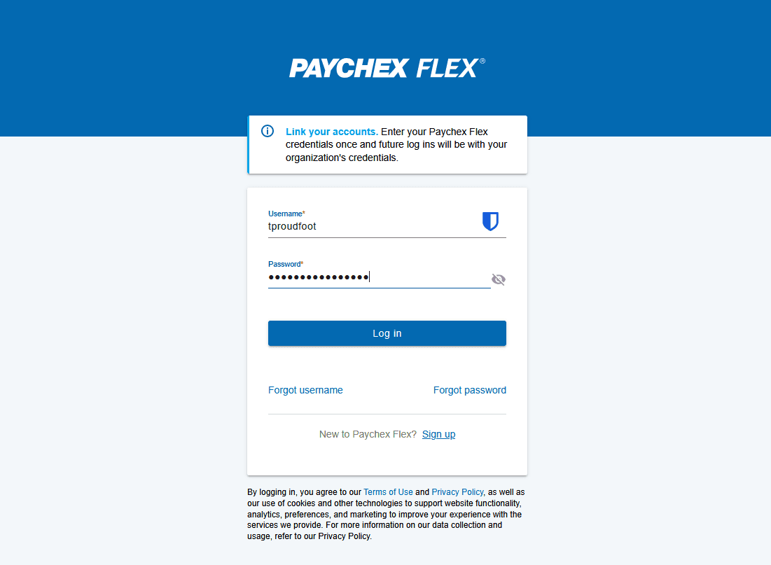Step #3: Click Log In to proceed.