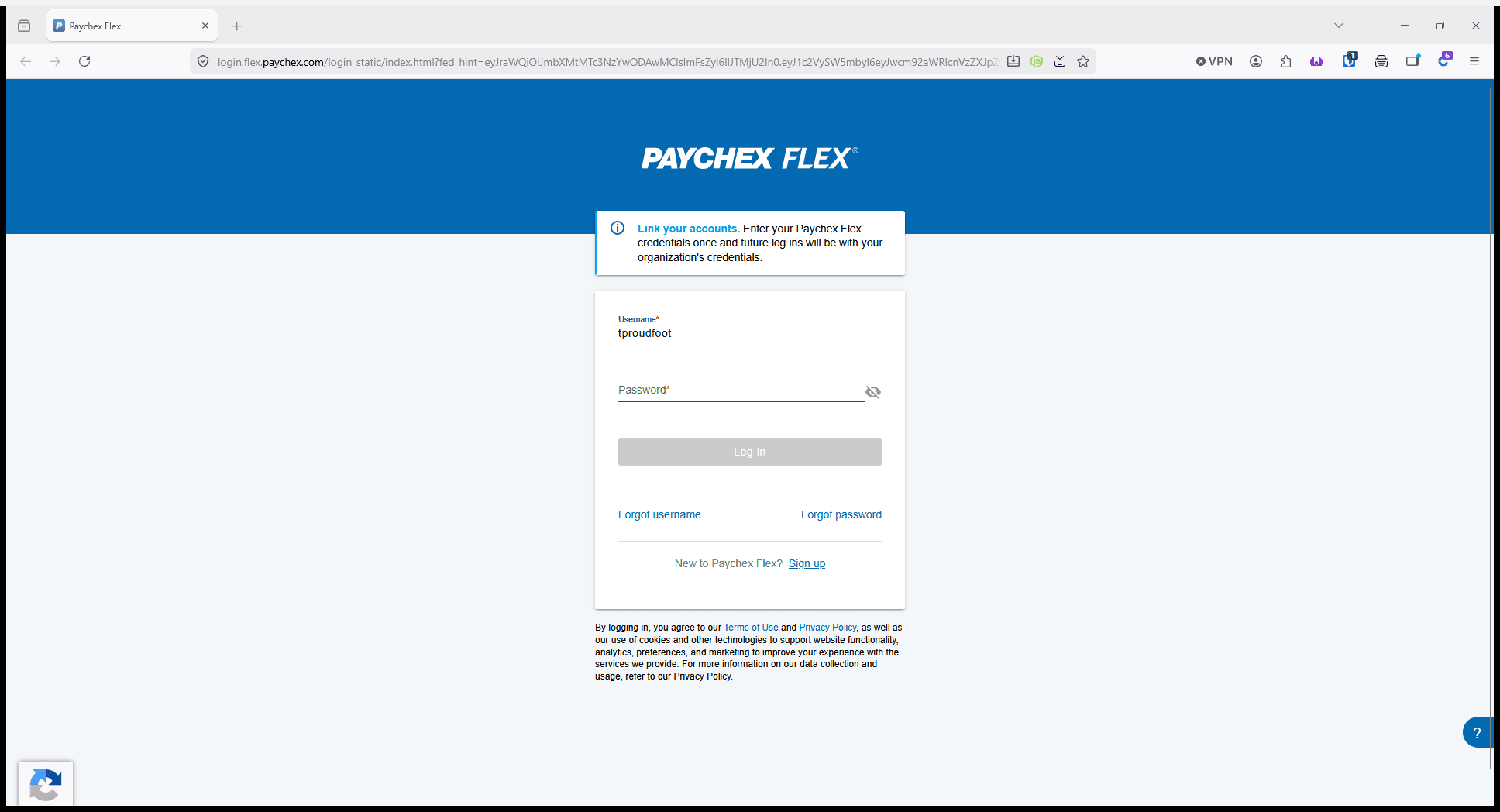 Step #2: Enter your password in the designated field.