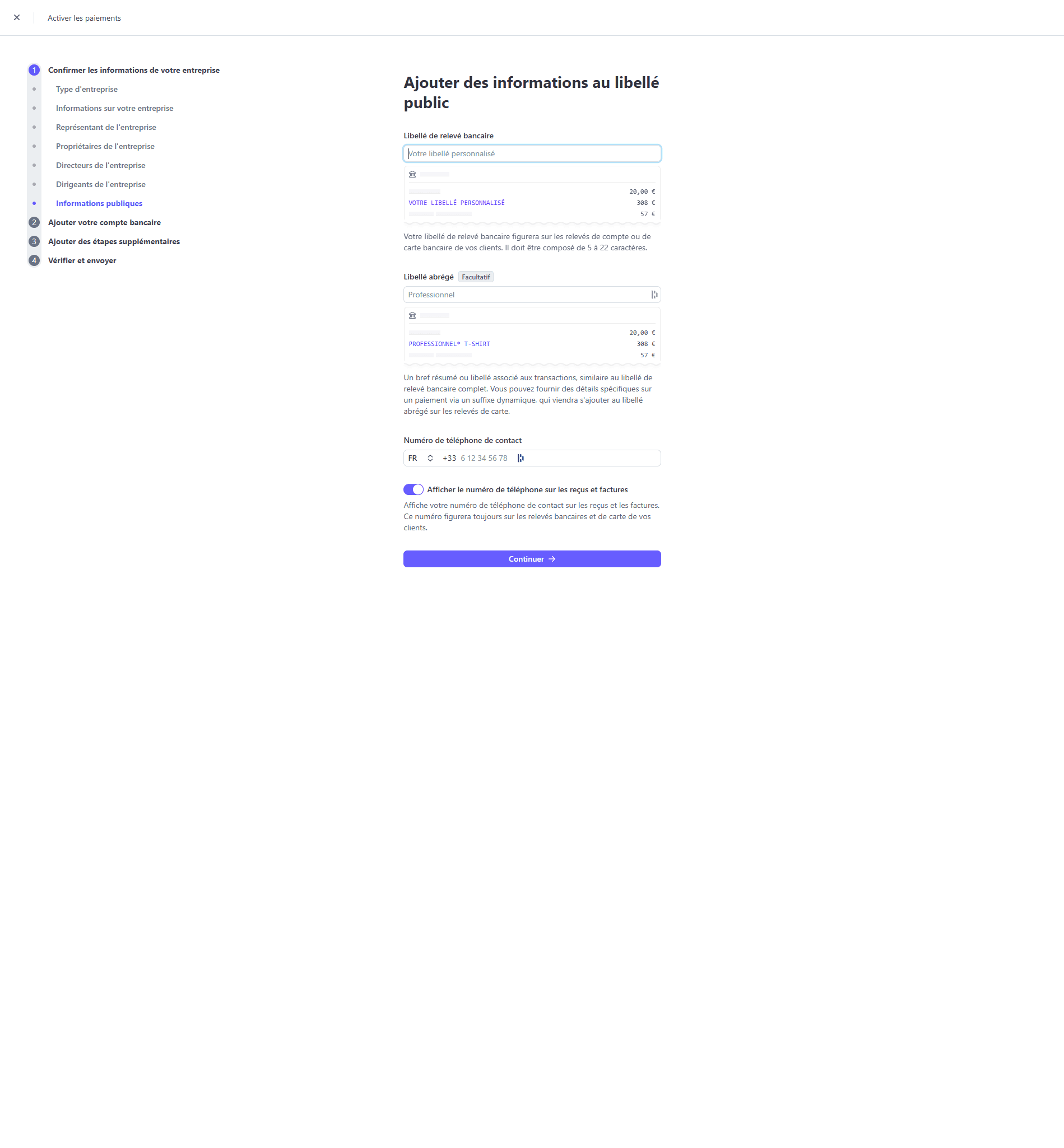 Step #68: Click on "personnalisé"