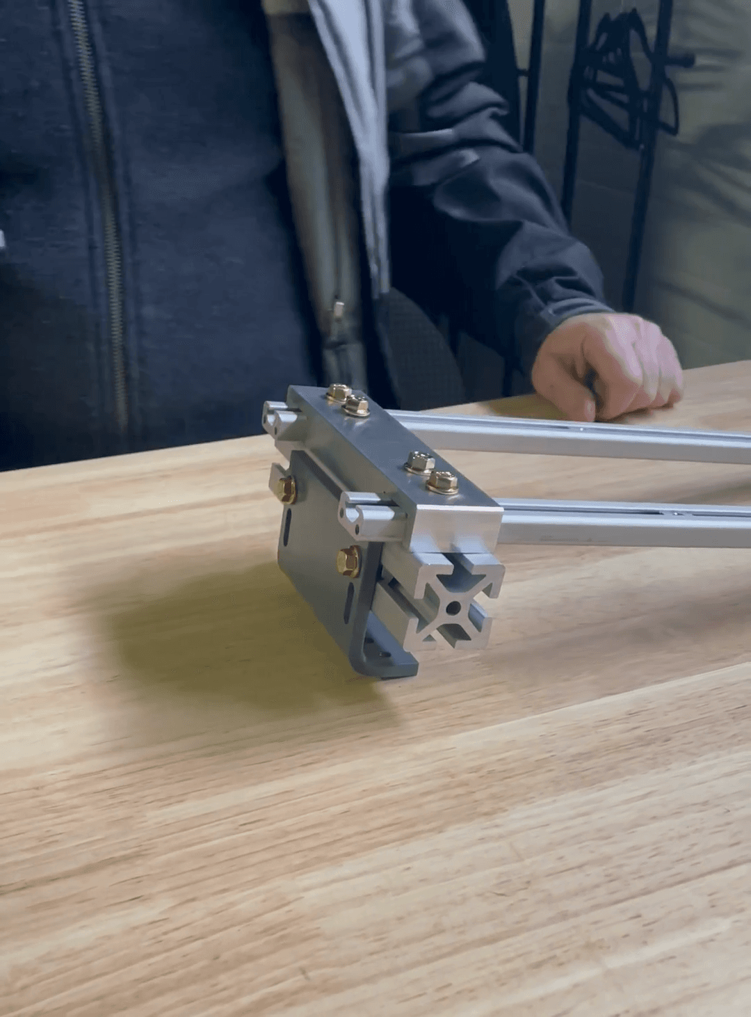 Step #10: Tighten all the hardware with the 10 millimeter wrench.