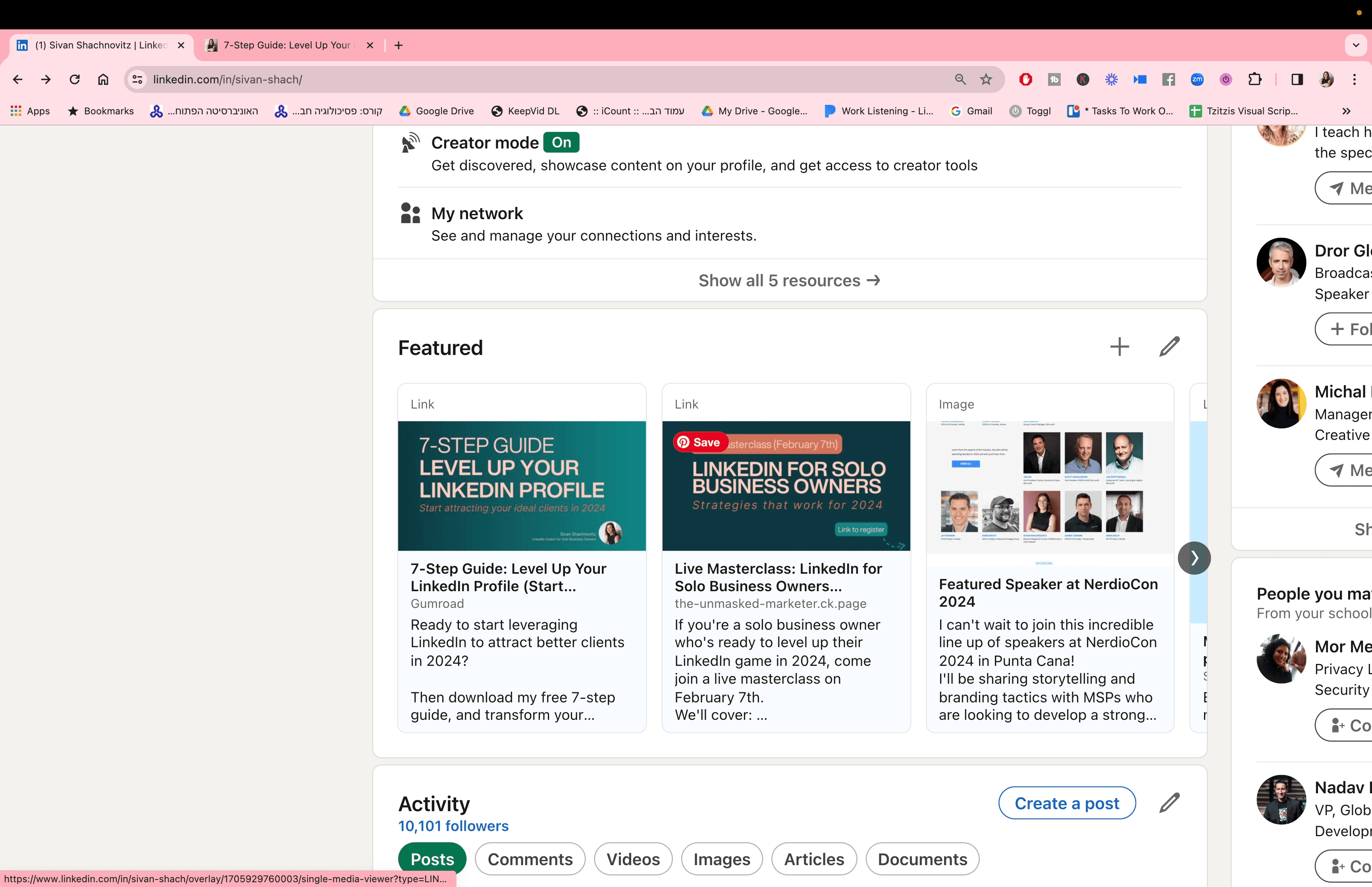 Step #16: Click "LINKEDIN FOR SO"