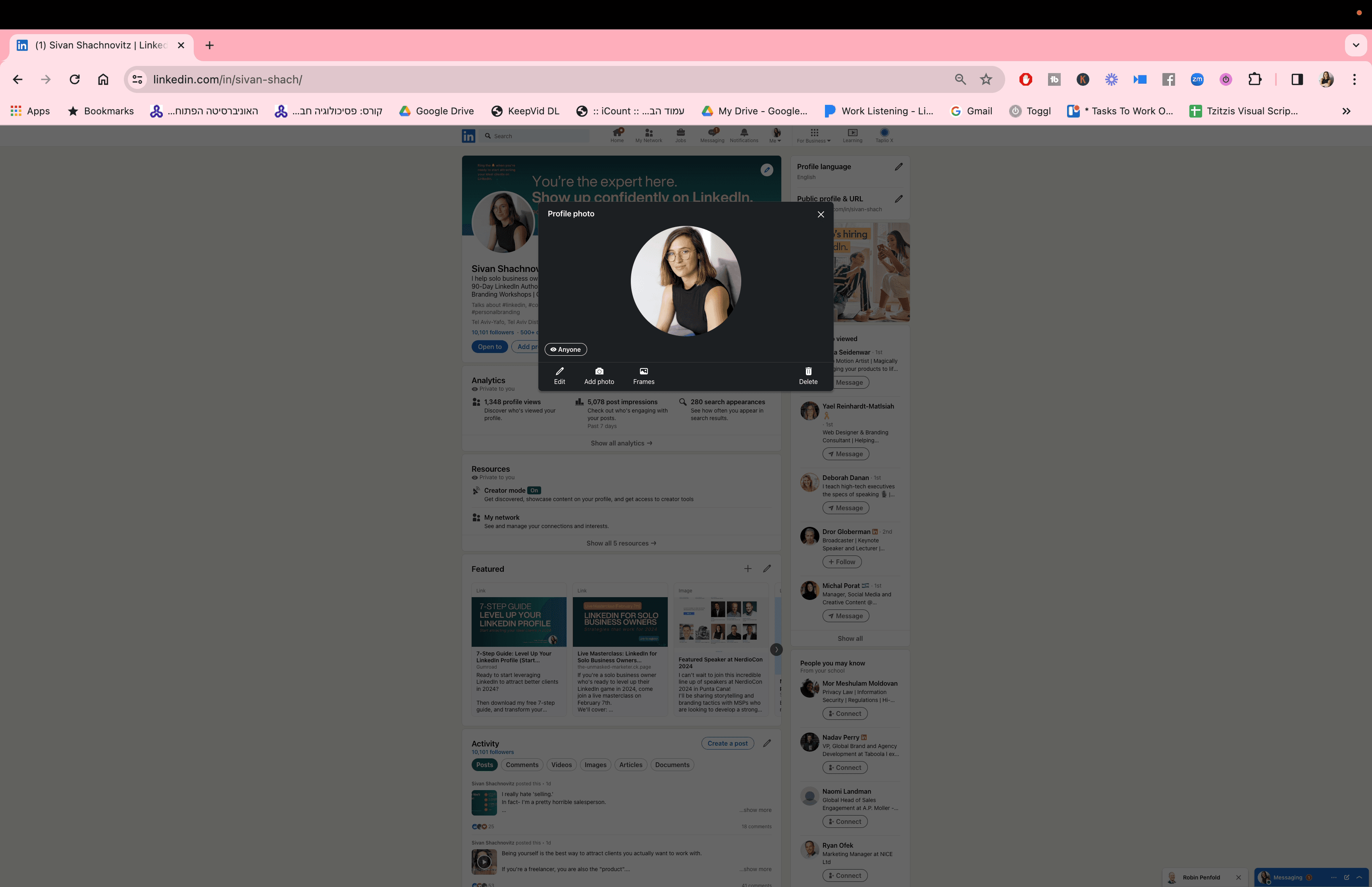 Step #3: Click "x"