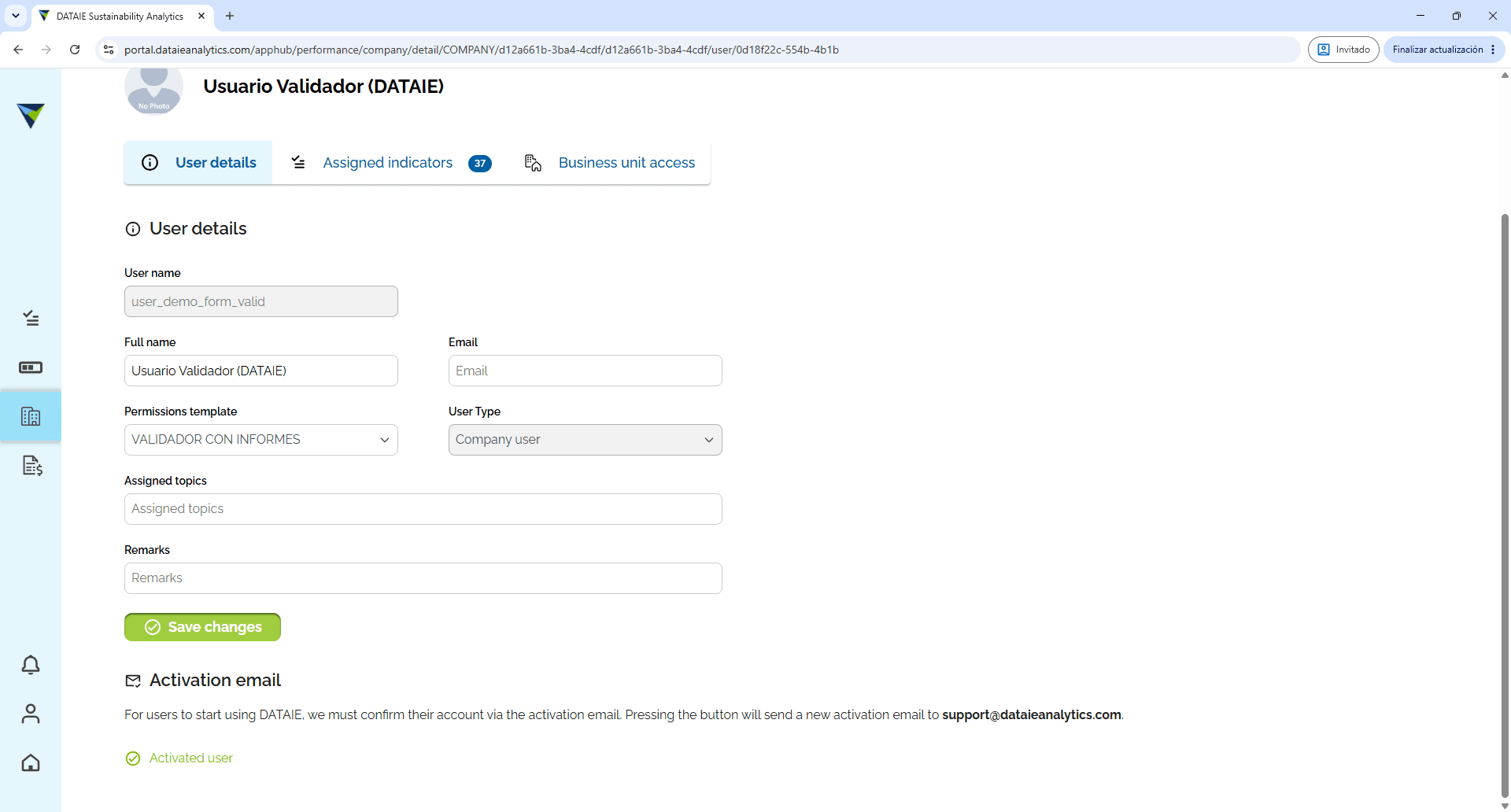 Step #8: Click Save changes to apply the updated permissions.