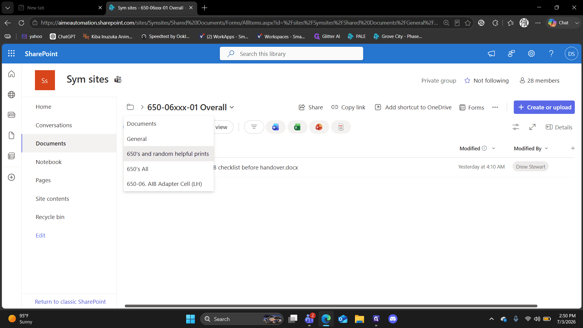 Step #18: Click 650's and random helpful prints in the breadcrumb navigation to return to the main folder directory.