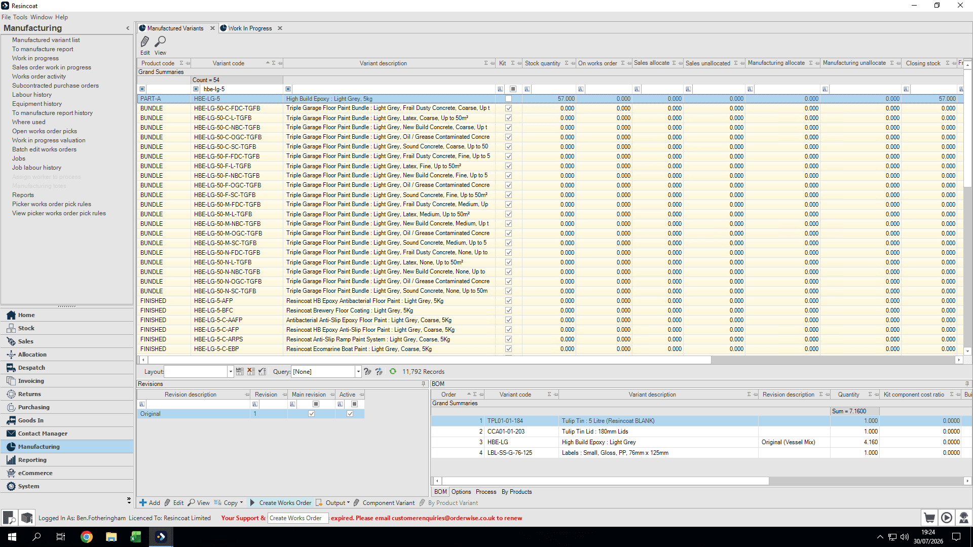 Step #6: Click Create Works Order.