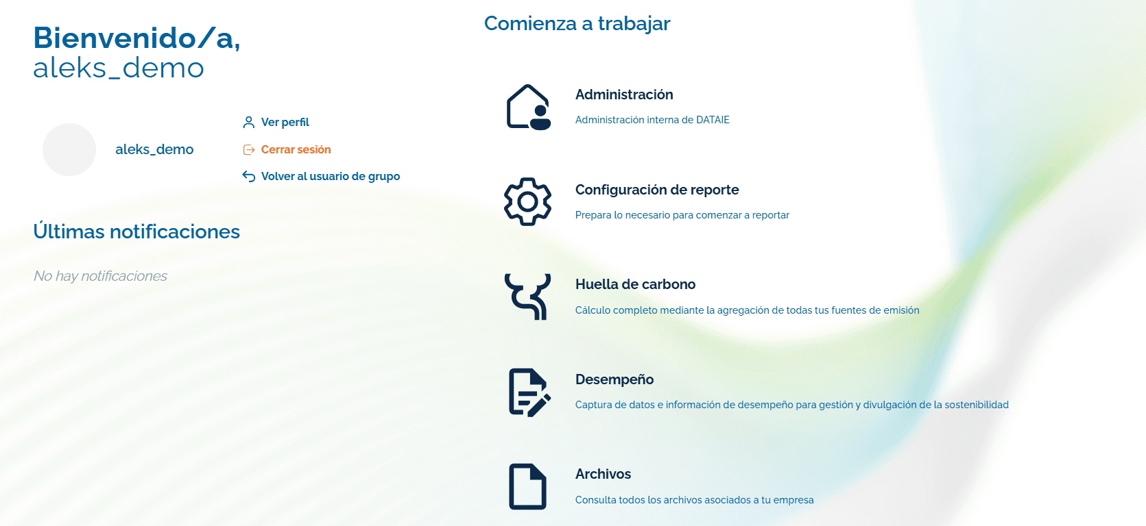 Step #1: Haz clic en la pestaña del menú «Administración».