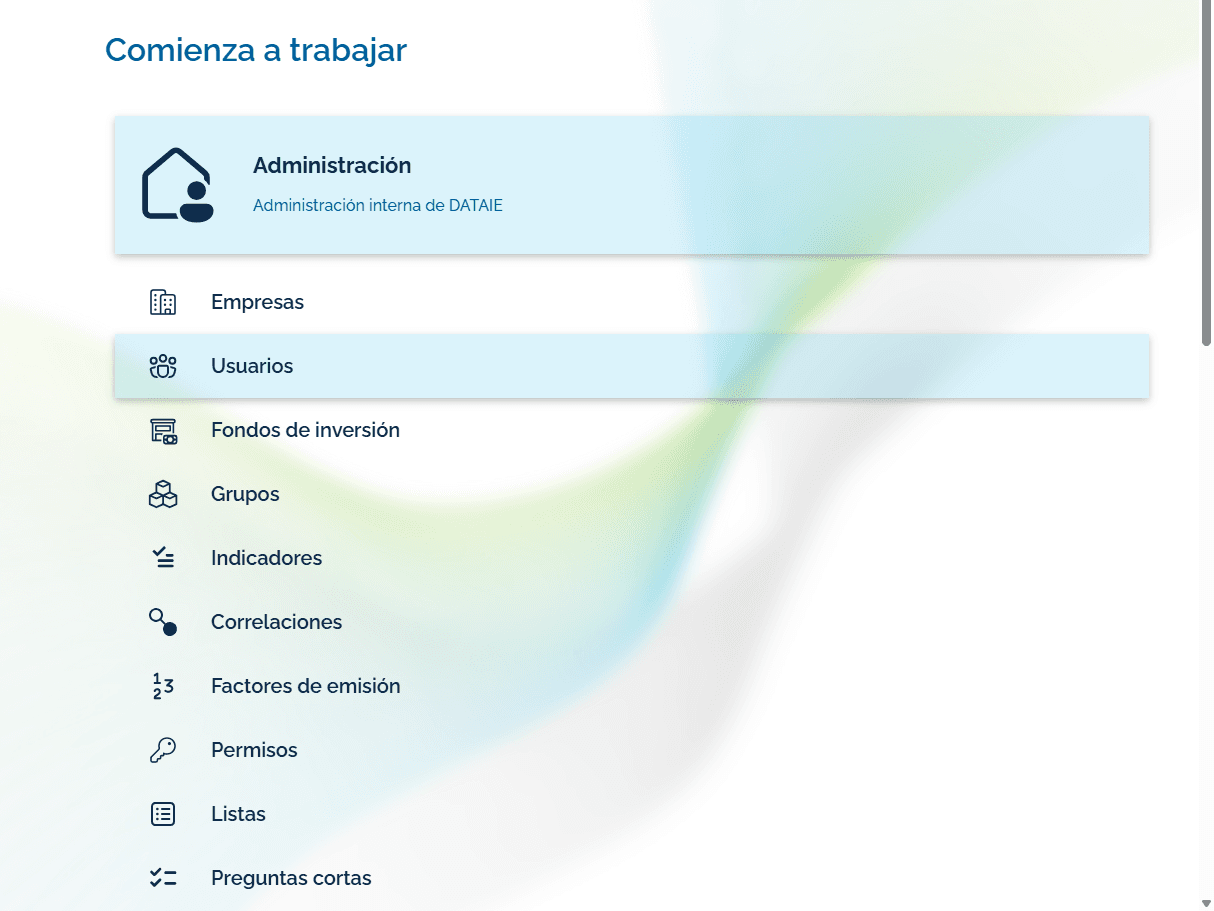 Step #2: Haz clic en «Usuarios» para abrir la interfaz de gestión de usuarios.