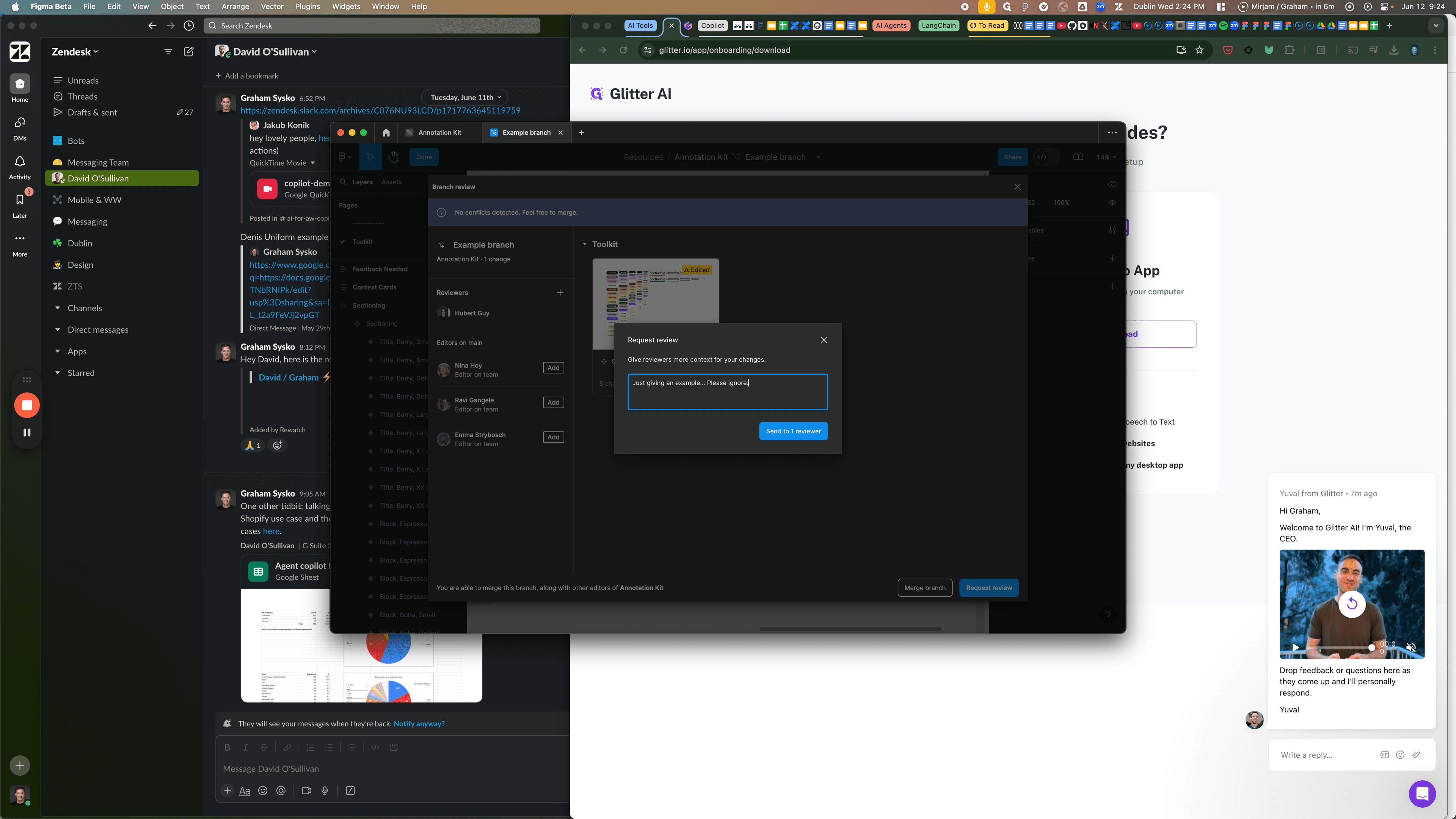 Step #11: Click "Send to 1 reviewer"