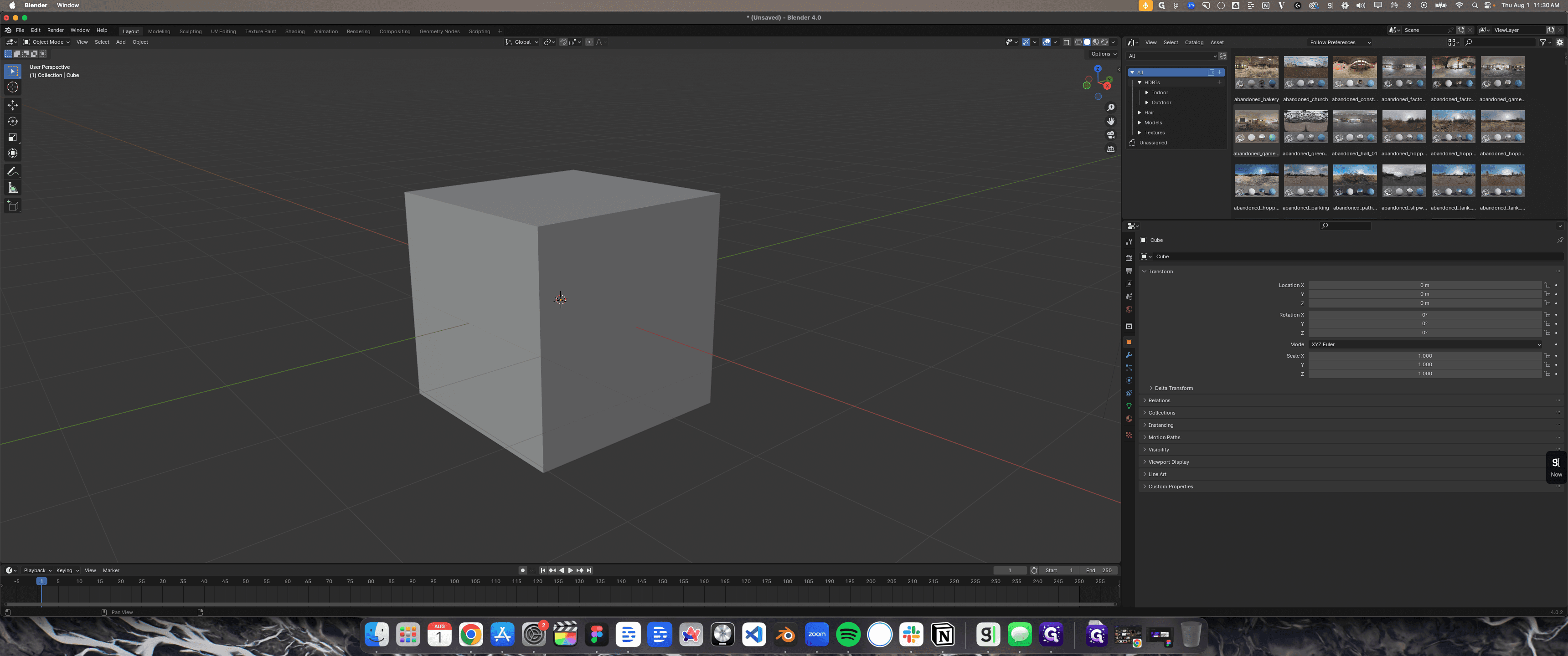 Step #15: Click on "▾ HDRIS"