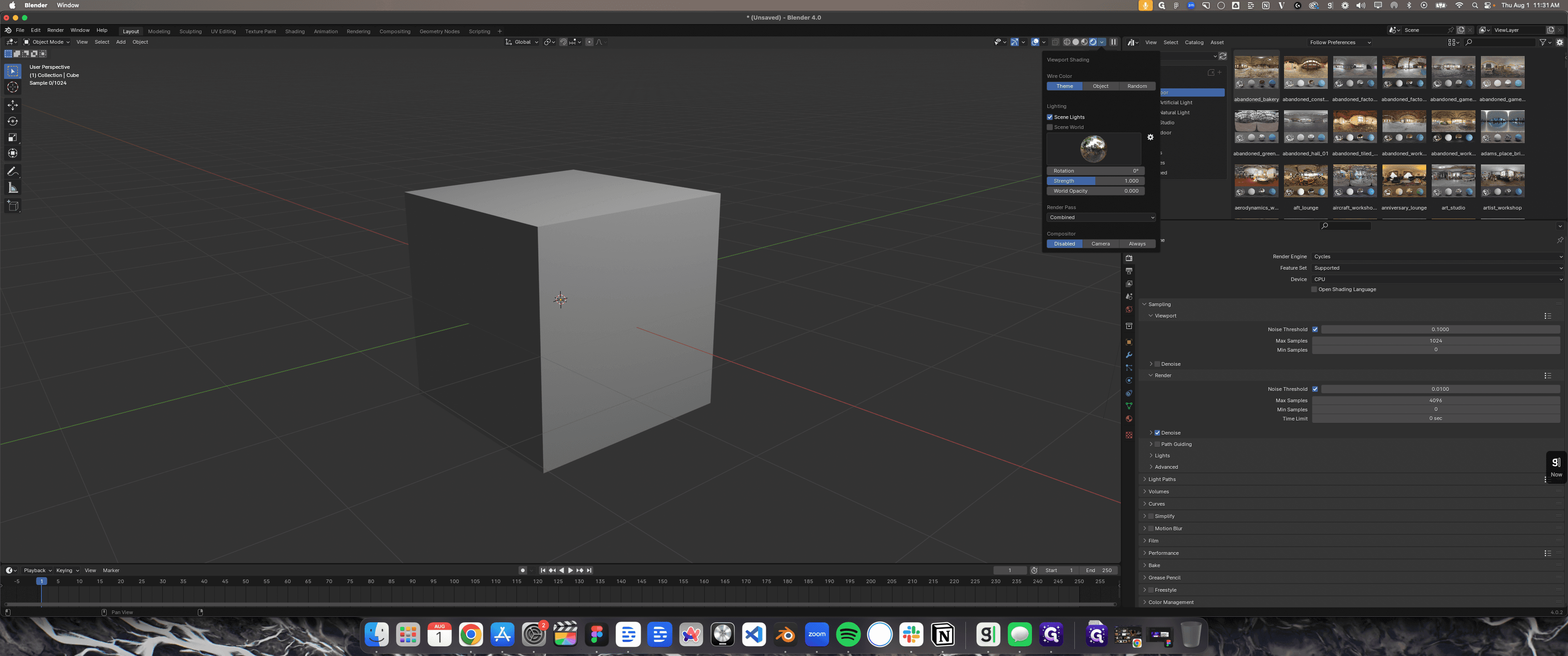 Step #25: Double-click on "✓ Scene Lights"